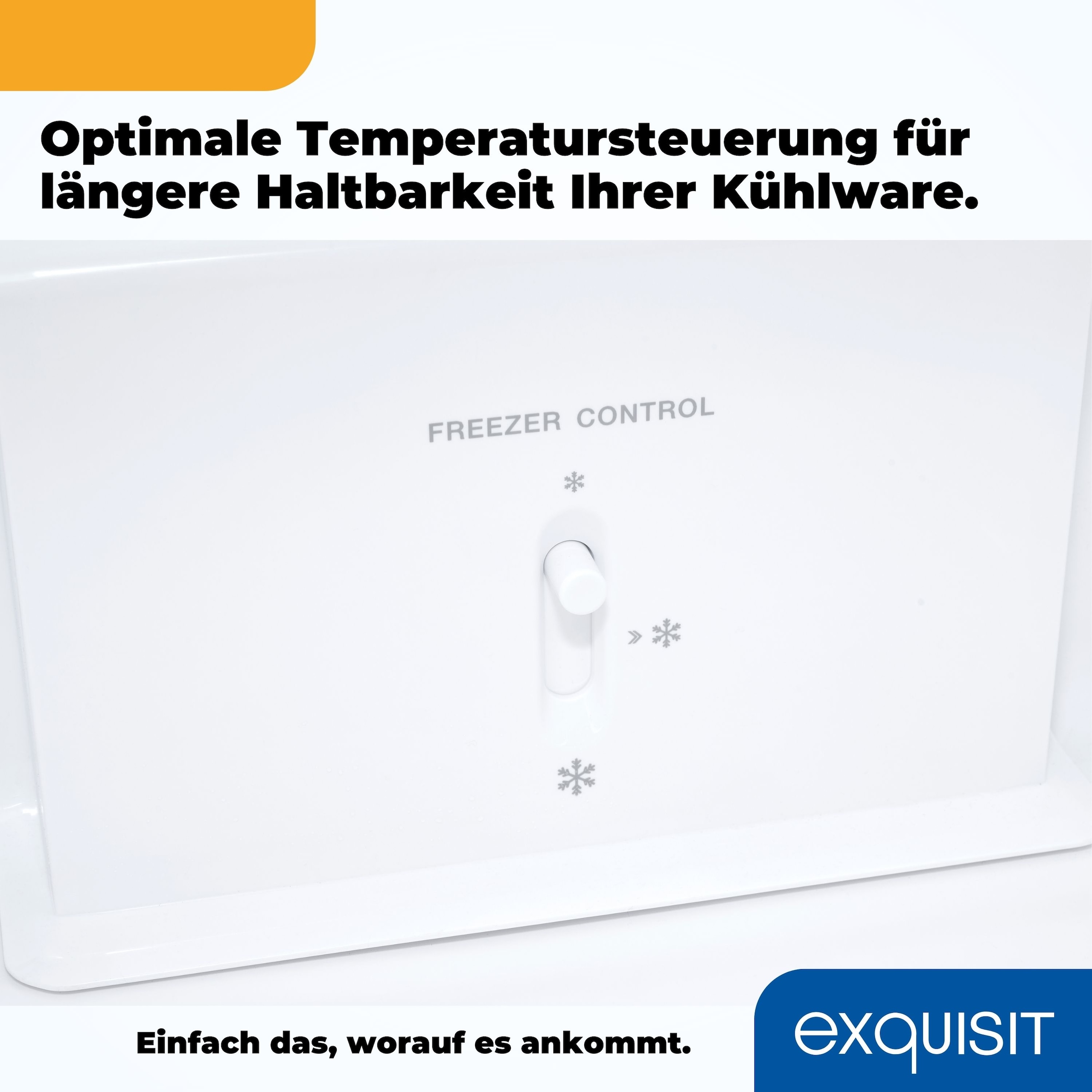 exquisit Kühl-/Gefrierkombination »KGC250-85--040D inoxlook-az«