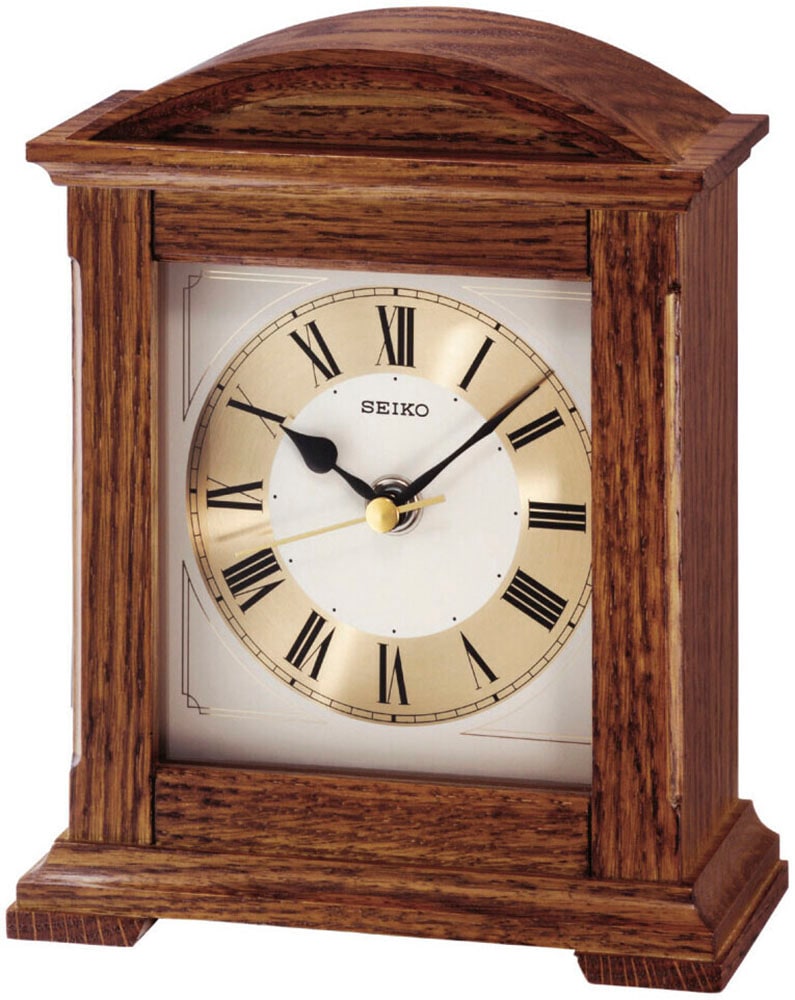 Seiko Tischuhr, Quarzuhr, Wohnzimmer, Esszimmer, Arbeitszimmer, Eiche günstig online kaufen