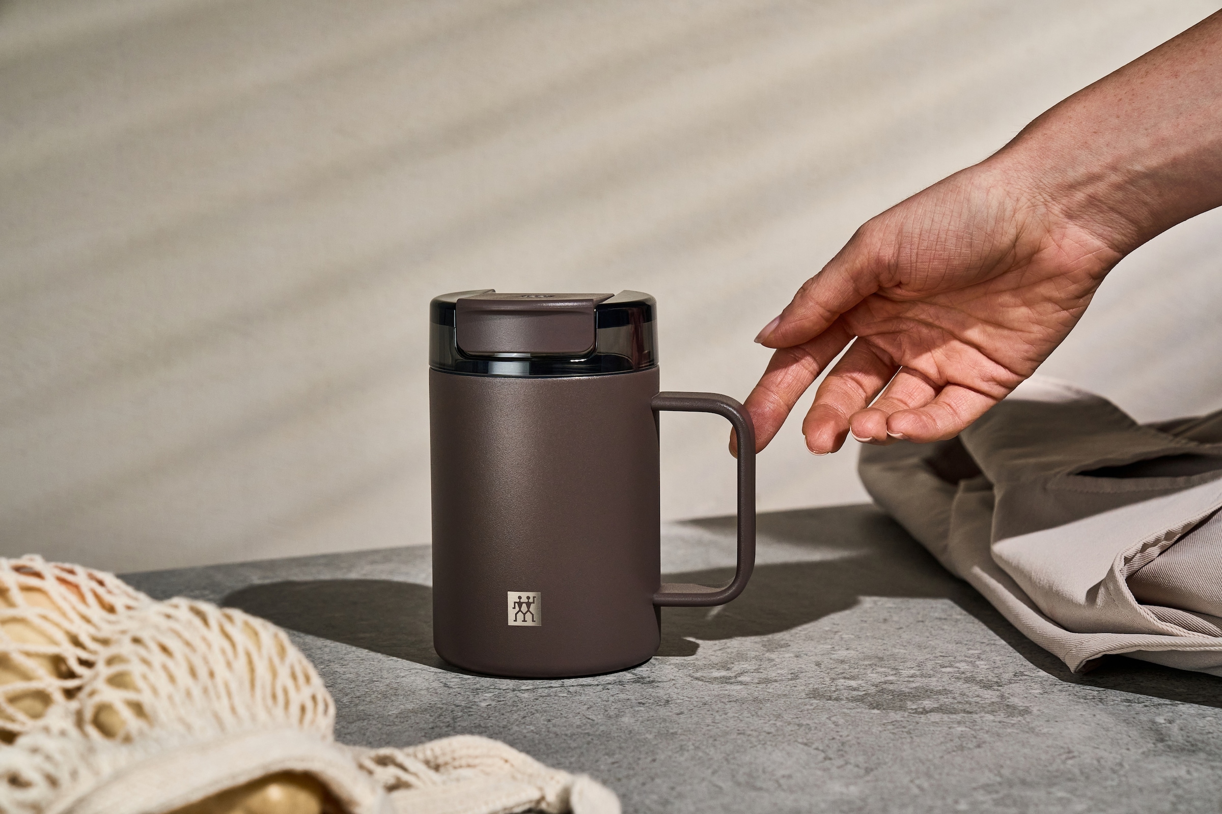 Zwilling Thermobecher »Thermo Plus« Edelstahl, Doppelwandig, To-Go, Auslaufsicher