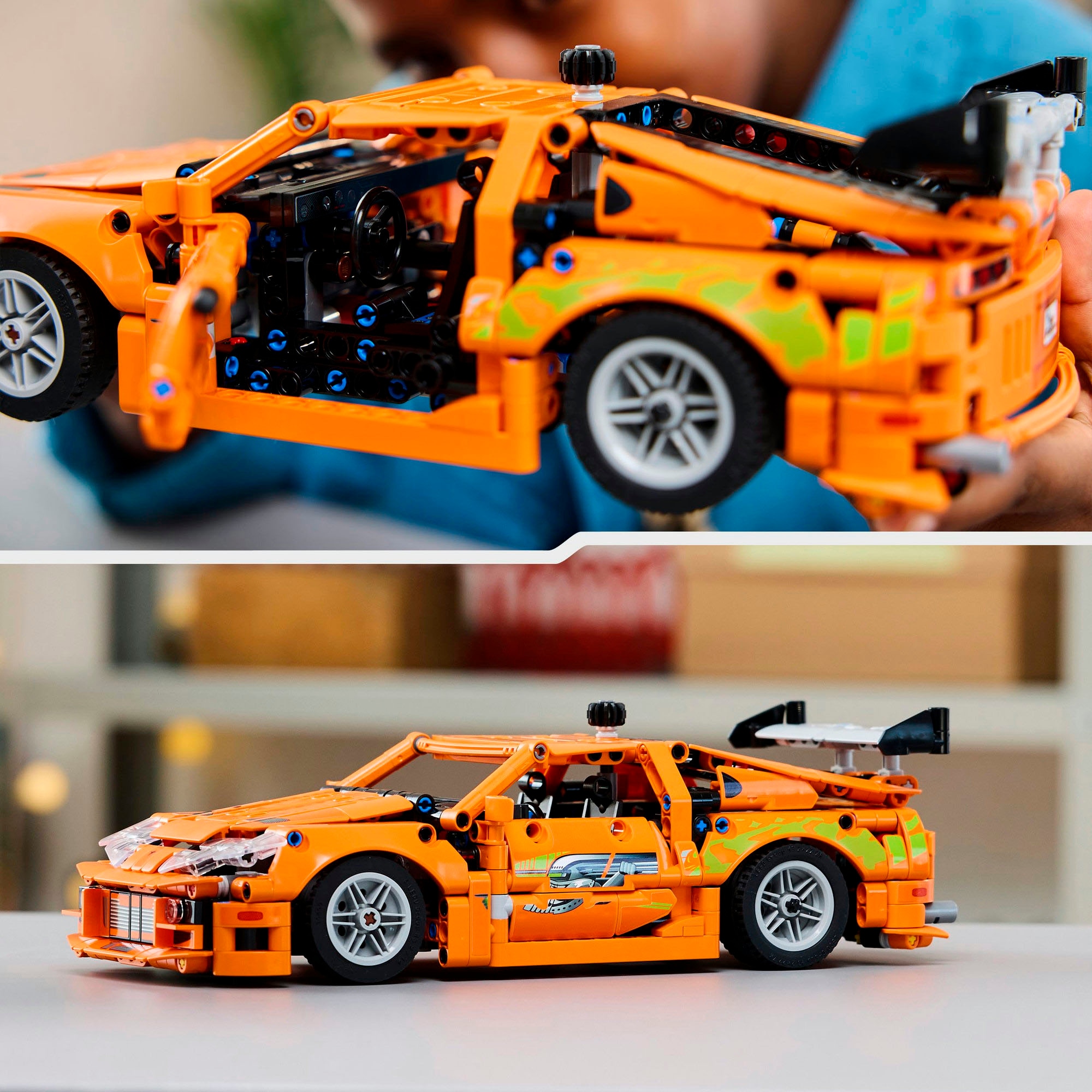 LEGO® Konstruktionsspielsteine »Fast and Furious Toyota Supra MK4 (42204), LEGO® Technic«, (810 St.), Made in Europe