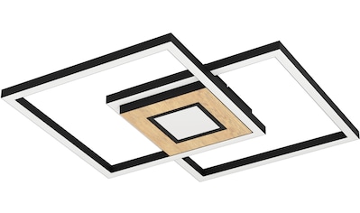 EGLO LED-Deckenleuchte »MARINELLO« in schwarz und braun aus Alu, Stahl, Holz / inkl.... kaufen