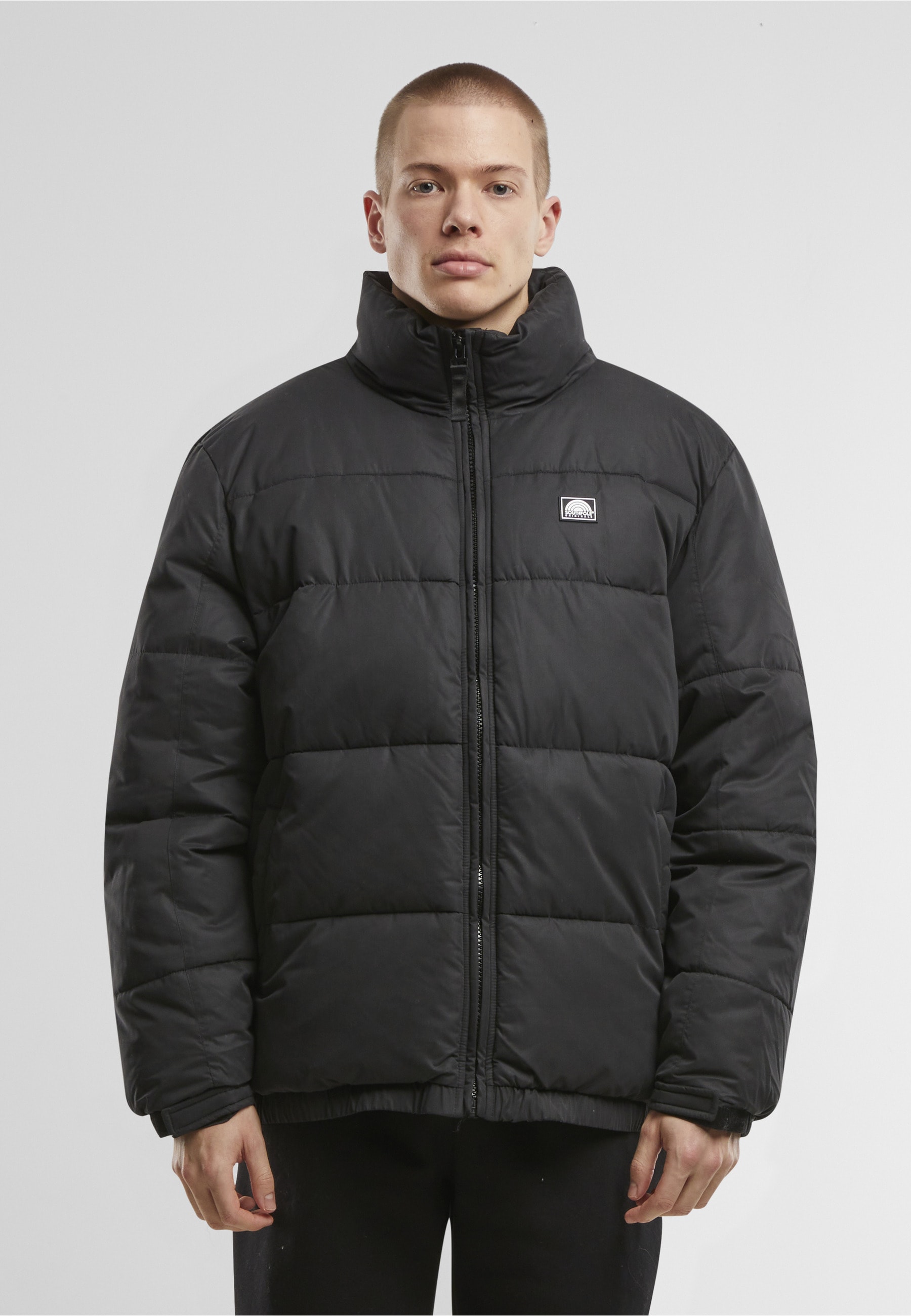 Southpole Winterjacke »Southpole Southpole Color Block Puffer Jacket« 1 Stk. tlg. ohne Kapuze