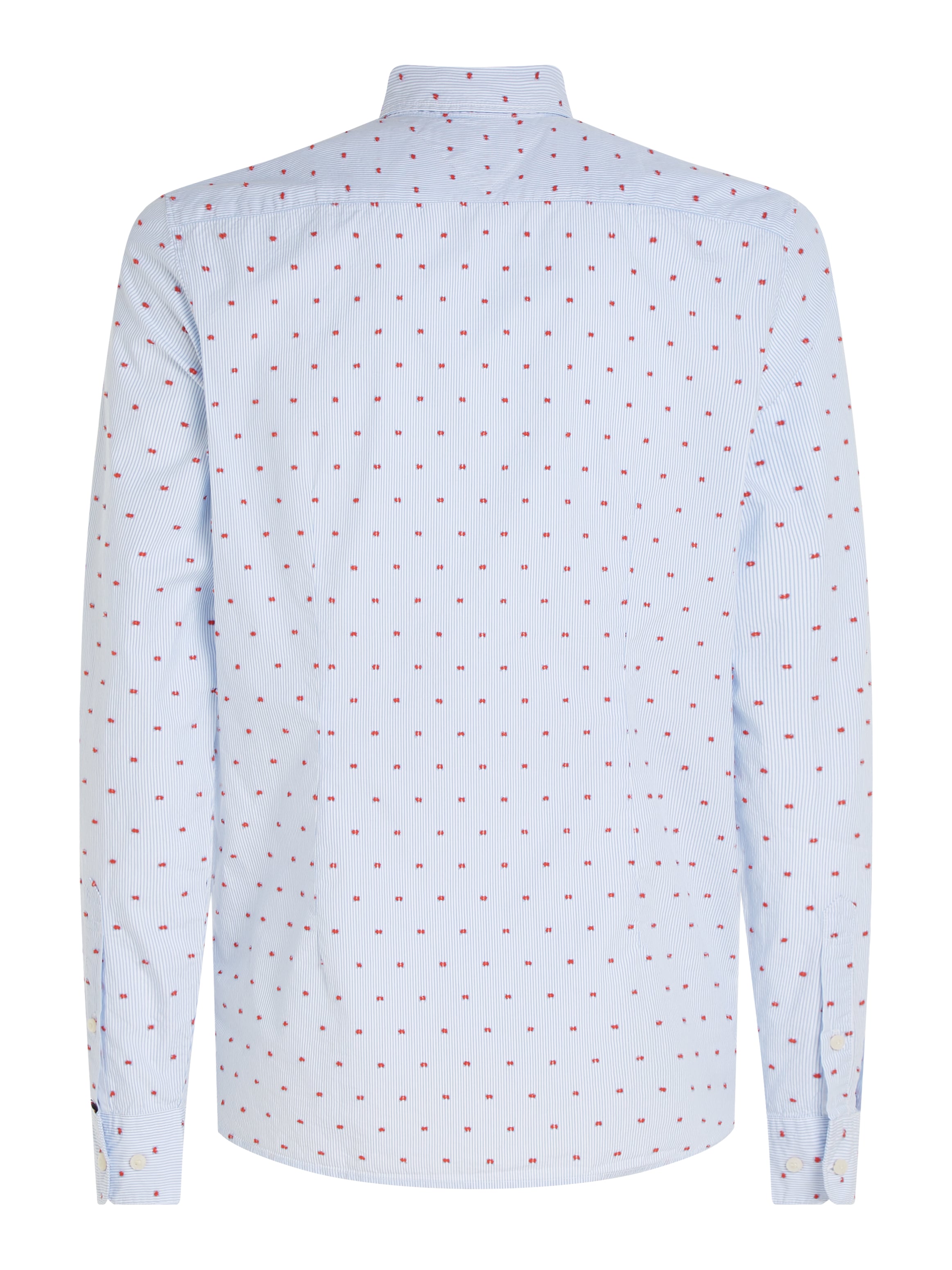 Tommy Hilfiger Langarmhemd »FIL COUPE SF SHIRT«, mit durchgehender Knopfleiste