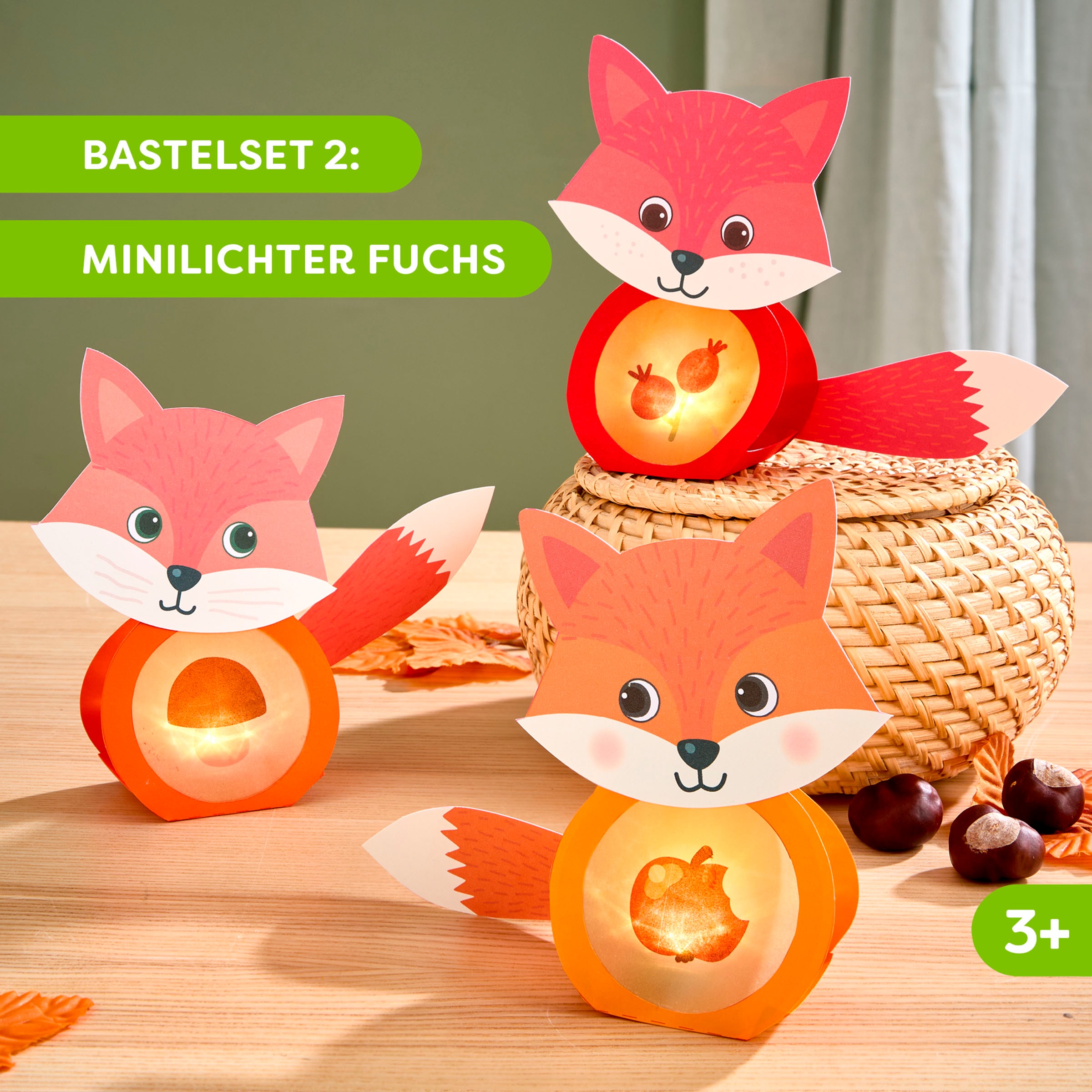 Haba Kreativset »3er Bastelsets Erstes Basteln Herbst«