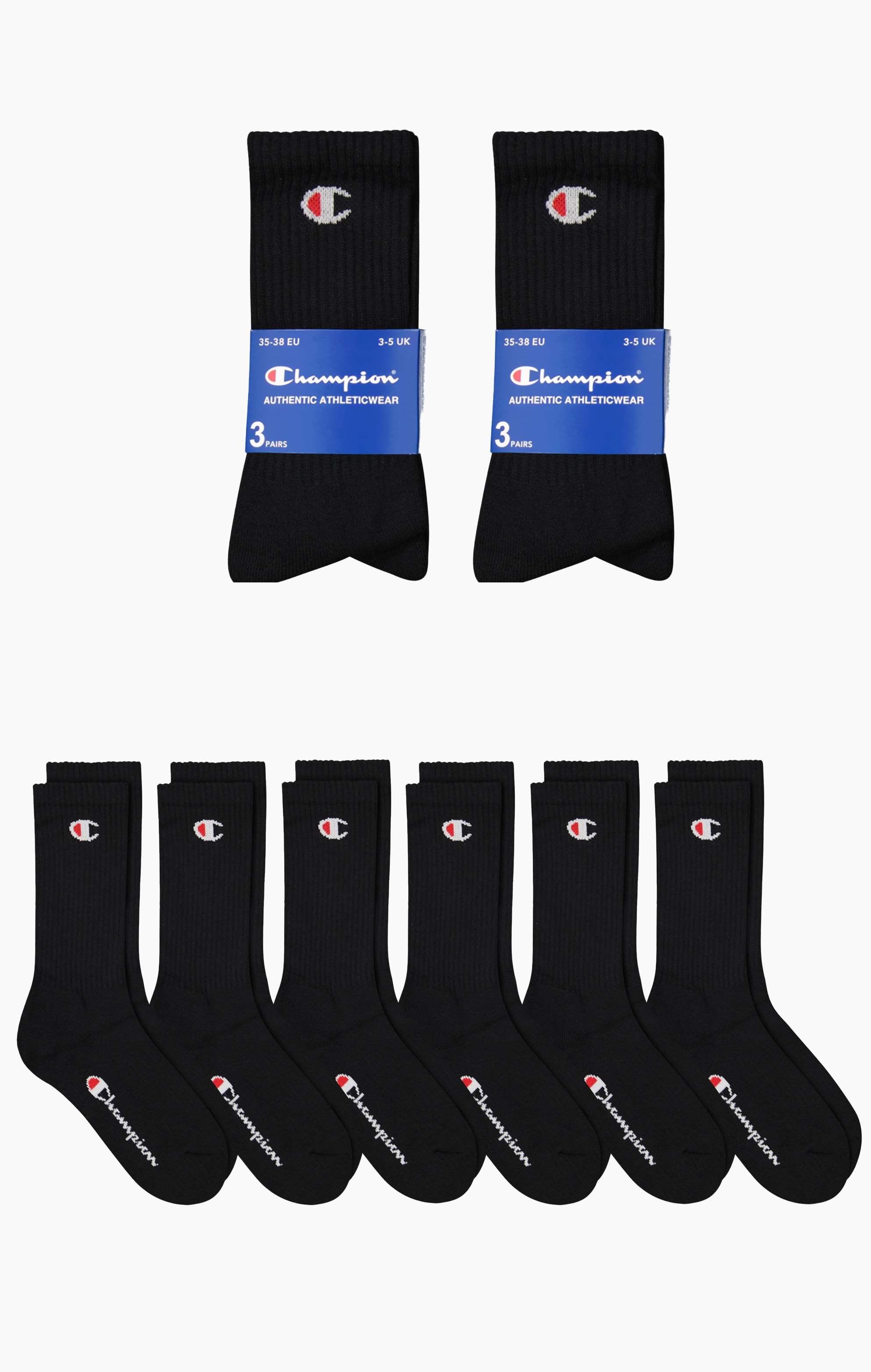 Champion Tennissocken, (Packung, 6 Paar)