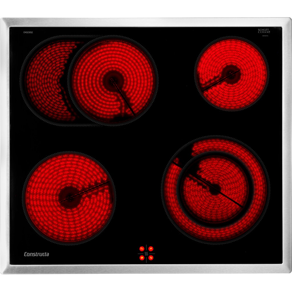 Constructa Elektro-Herd-Set »CX5HS606«, CH3M00052, mit Teleskopauszug nachrüstbar