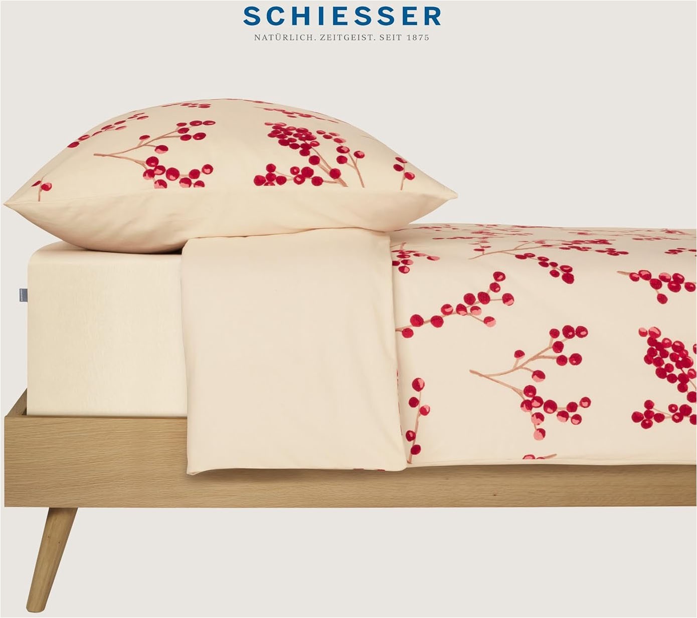 Schiesser Wendebettwäsche »Rowan aus weicher Baumwolle in wunderschönem Bee günstig online kaufen