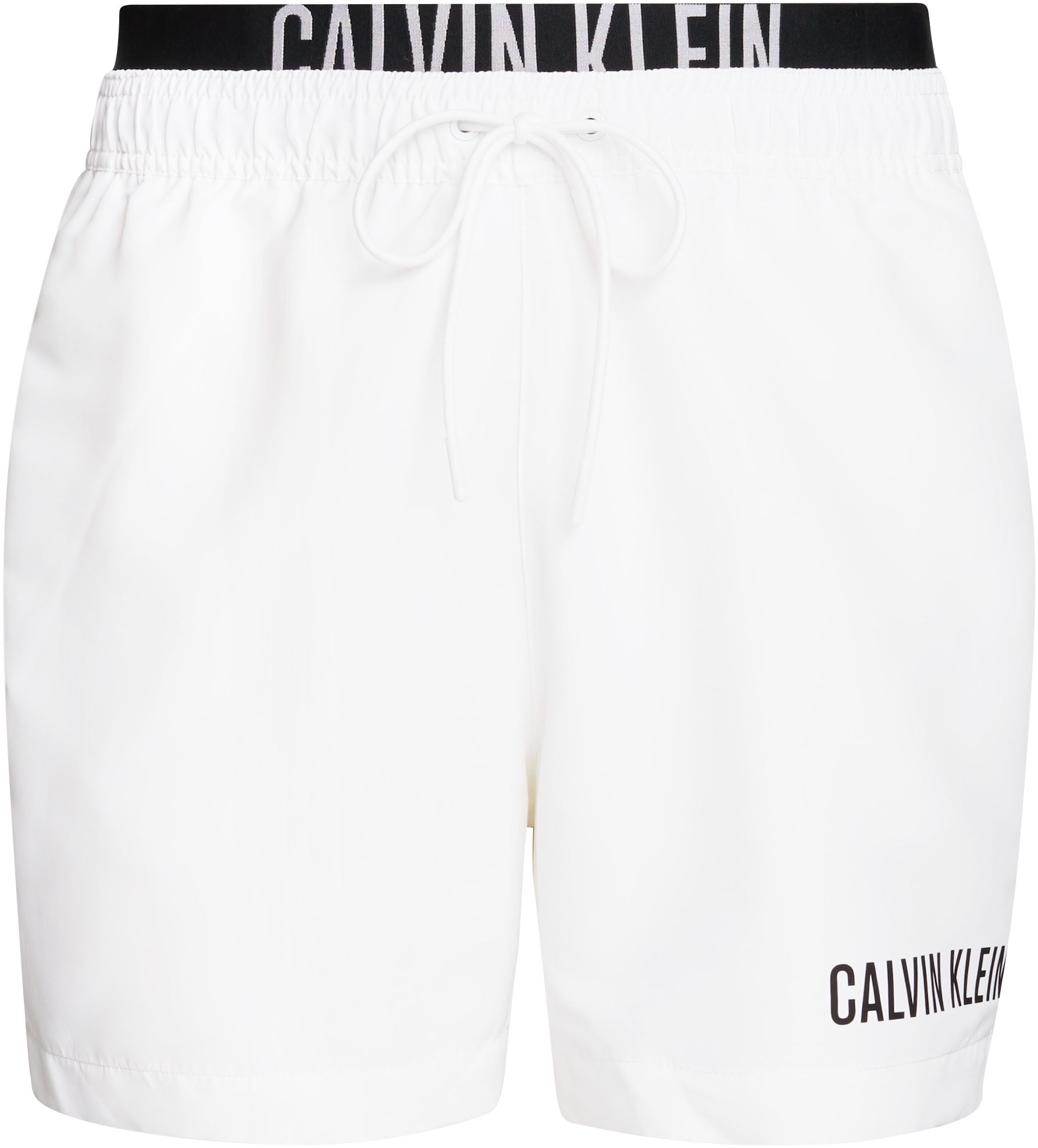 4. Bild von Calvin Klein Swimwear Badeshorts »MEDIUM DOUBLE WB«, mit doppeltem Bund