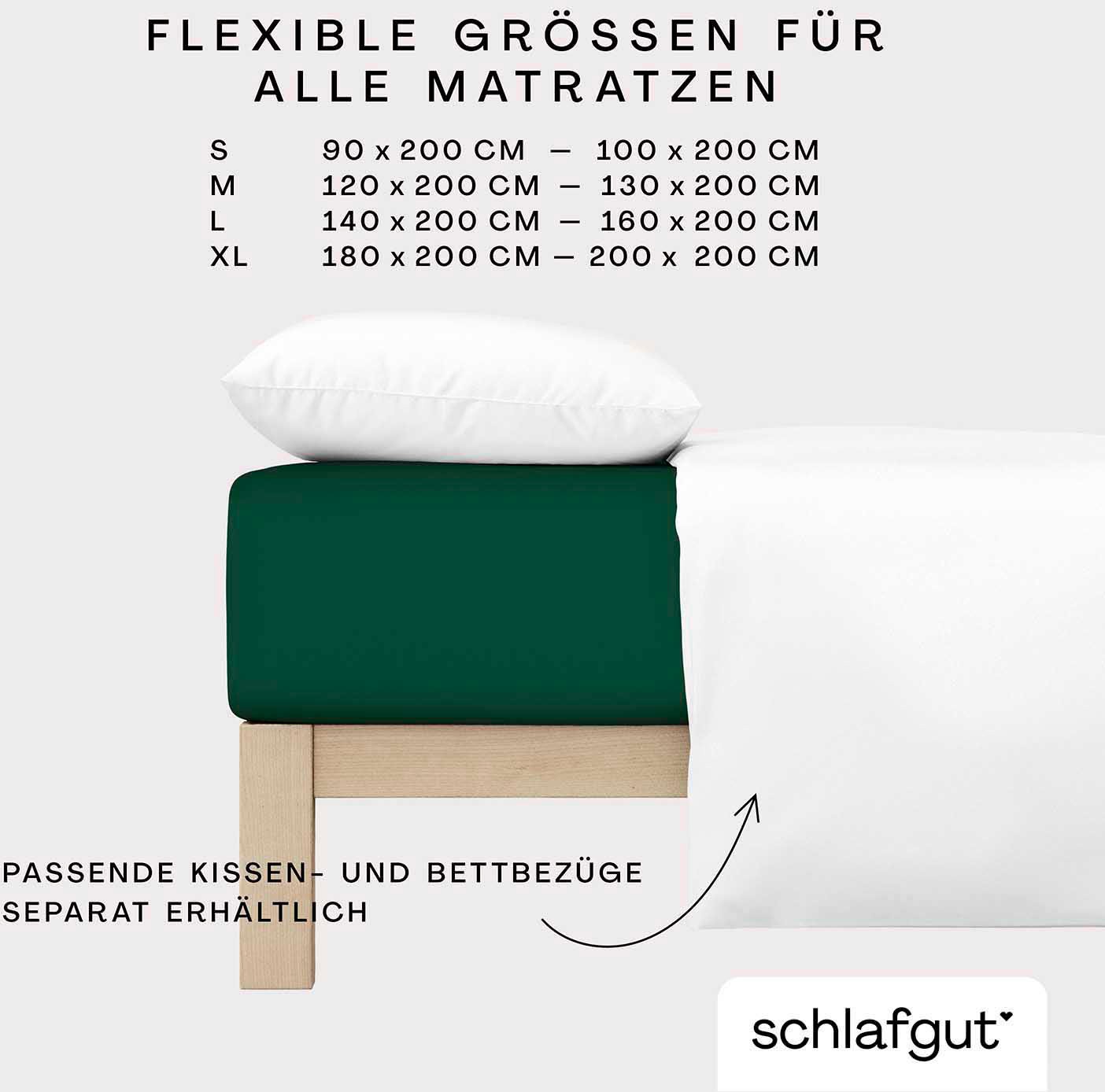 Schlafgut Bettlaken »Frottex Spannbettlaken«, MADE IN GREEN by OEKO-TEX®