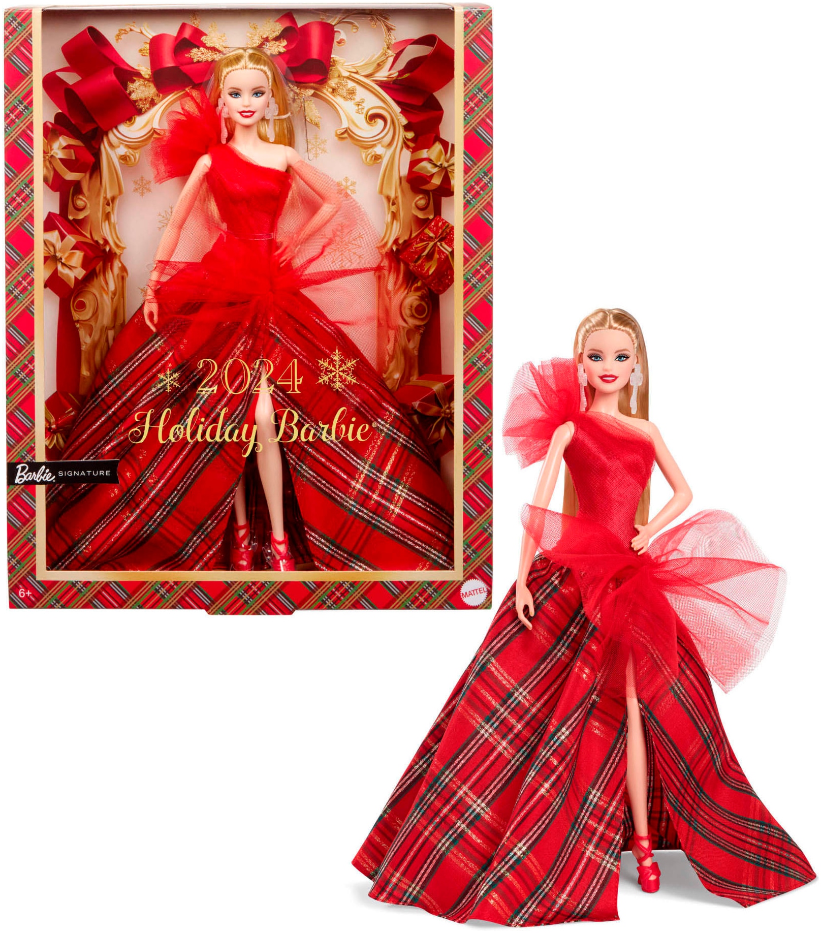 Anziehpuppe »Barbie Signature Holiday Puppe - Blond«