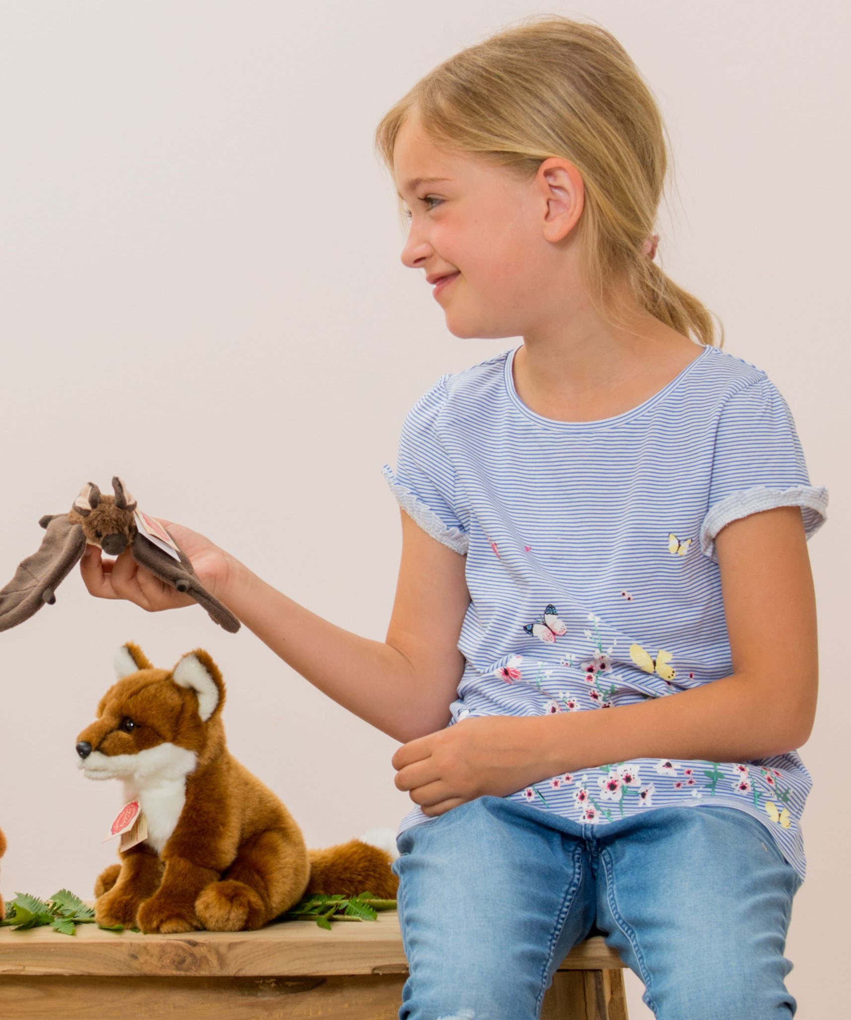 Teddy Hermann® Kuscheltier »Fuchs sitzend rotbraun, 20 cm« zum Teil aus recyceltem Material