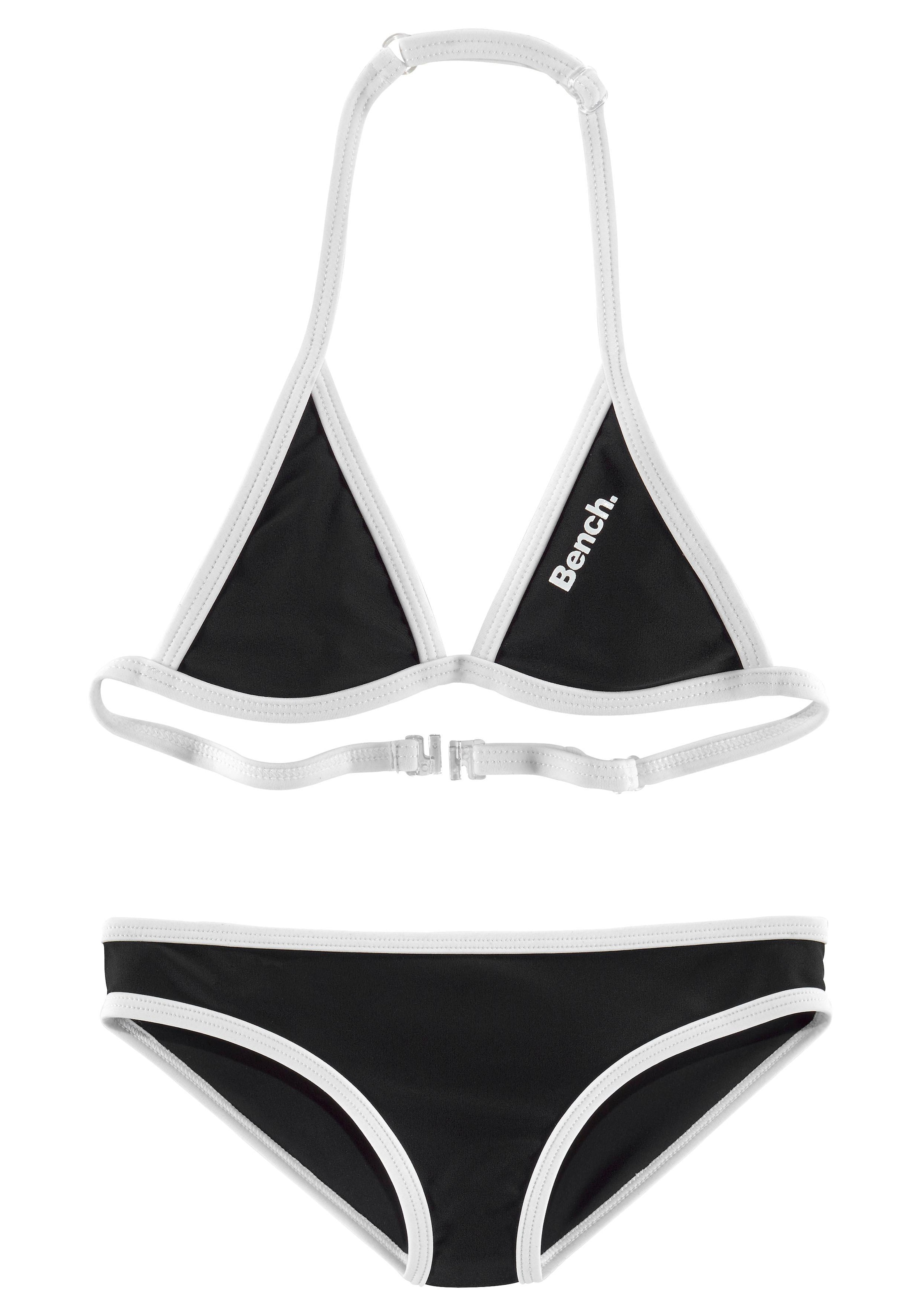 Bild von Bench. Triangel-Bikini, mit Logoprint an Top und Hose