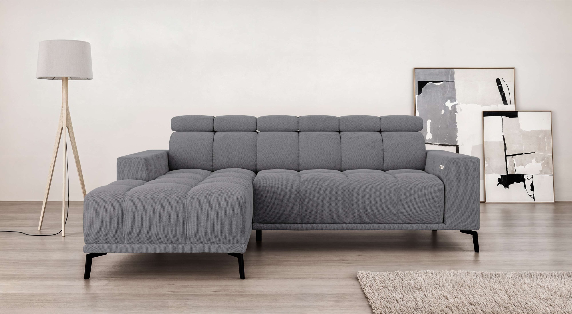 INOSIGN Ecksofa »CAZIE, Designsofa, L-Form, trendige Bubble-Optik,«, L-Form günstig online kaufen