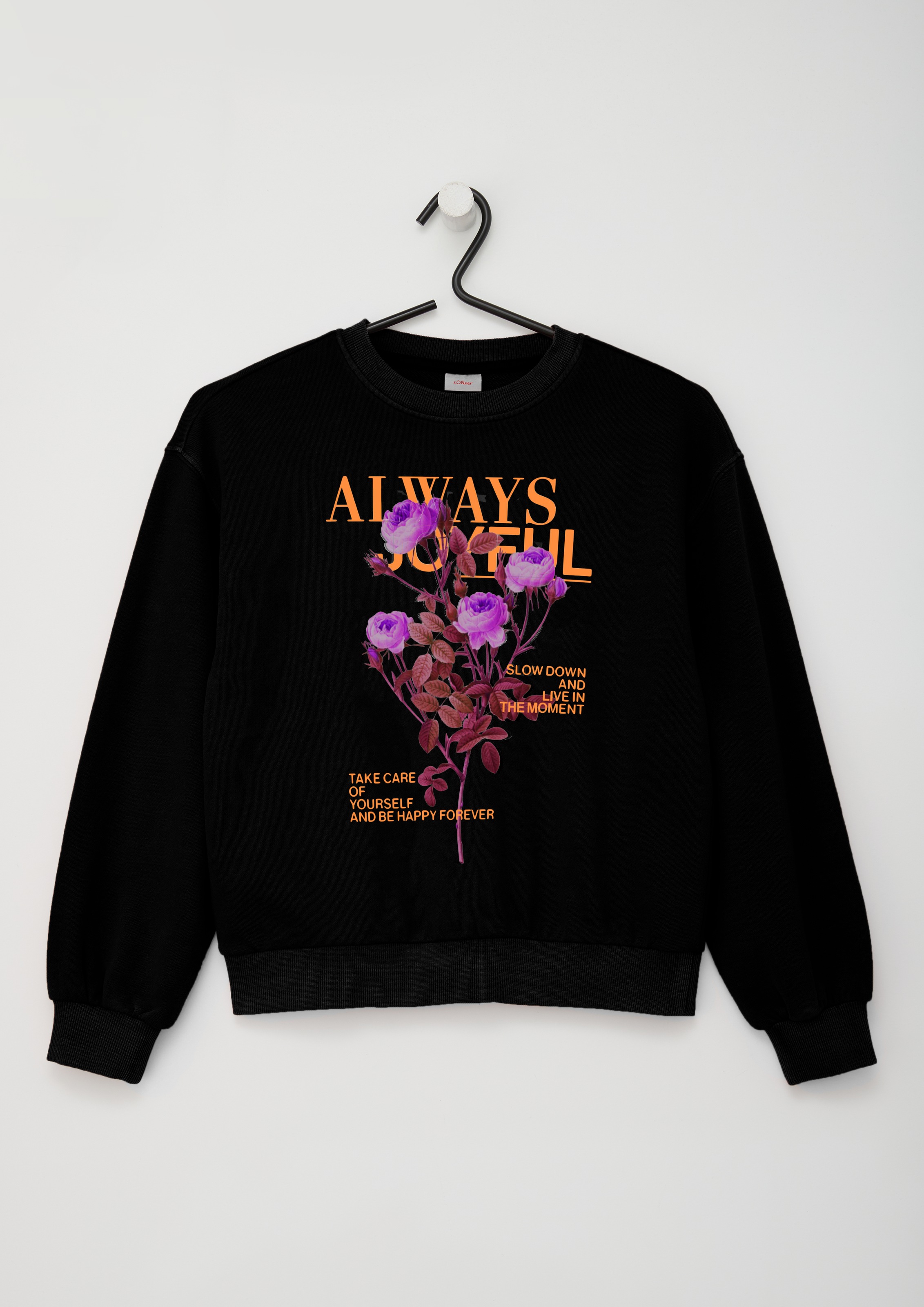 s.Oliver Junior Sweater, mit Frontprint