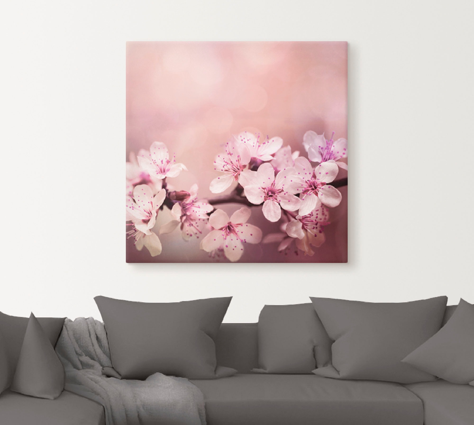 Artland Wandbild "Kirschblüten", Blumen, (1 St.), als Alubild, Outdoorbild, günstig online kaufen