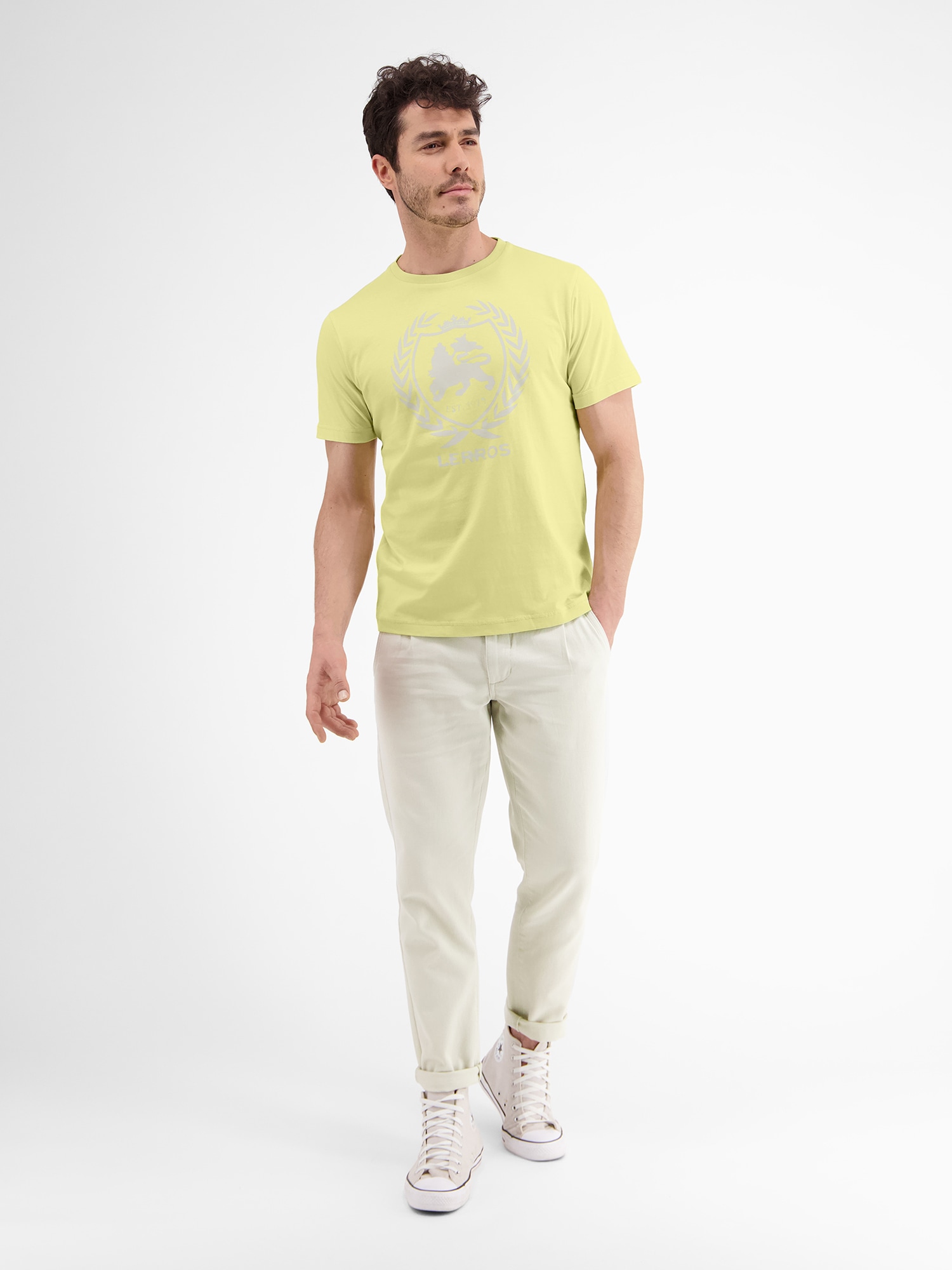 LERROS T-Shirt »LERROS T-Shirt, Logoprint«