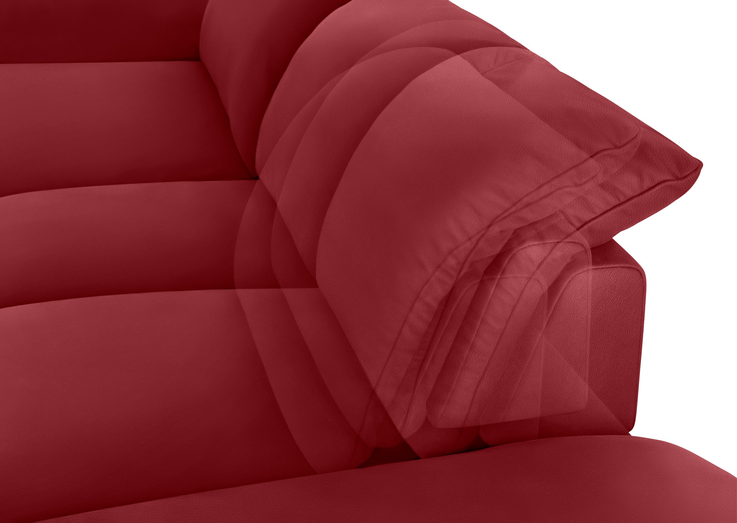W.SCHILLIG Ecksofa »enjoy&MORE, Designsofa, elegant und bequem, L-Form«, Sitztiefenverstellung, Füße schwarz pulverbeschichtet, Breite 310 cm