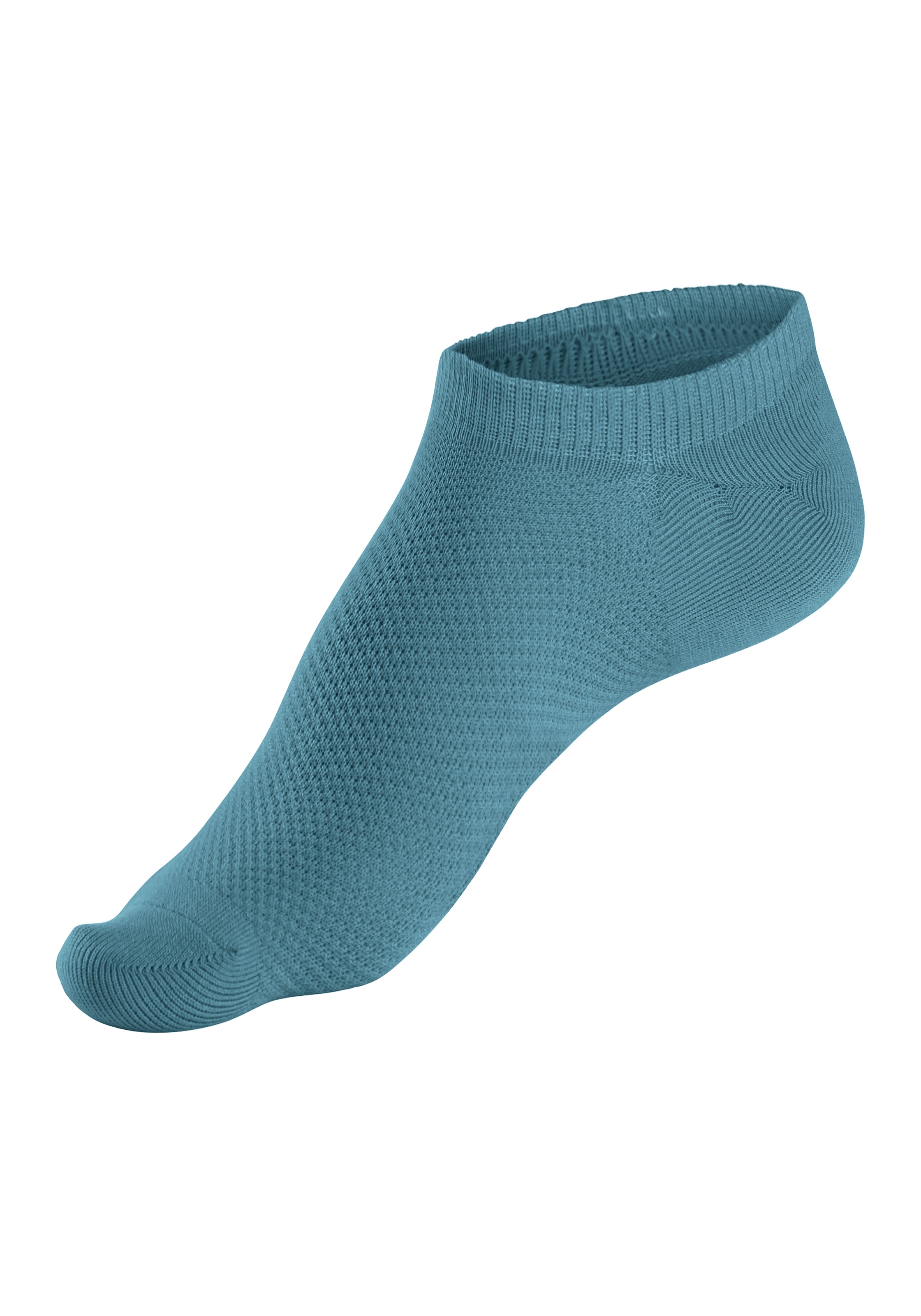 LASCANA ACTIVE Sneakersocken, (Packung, 7 Paar), mit Pikeestruktur und Silicon