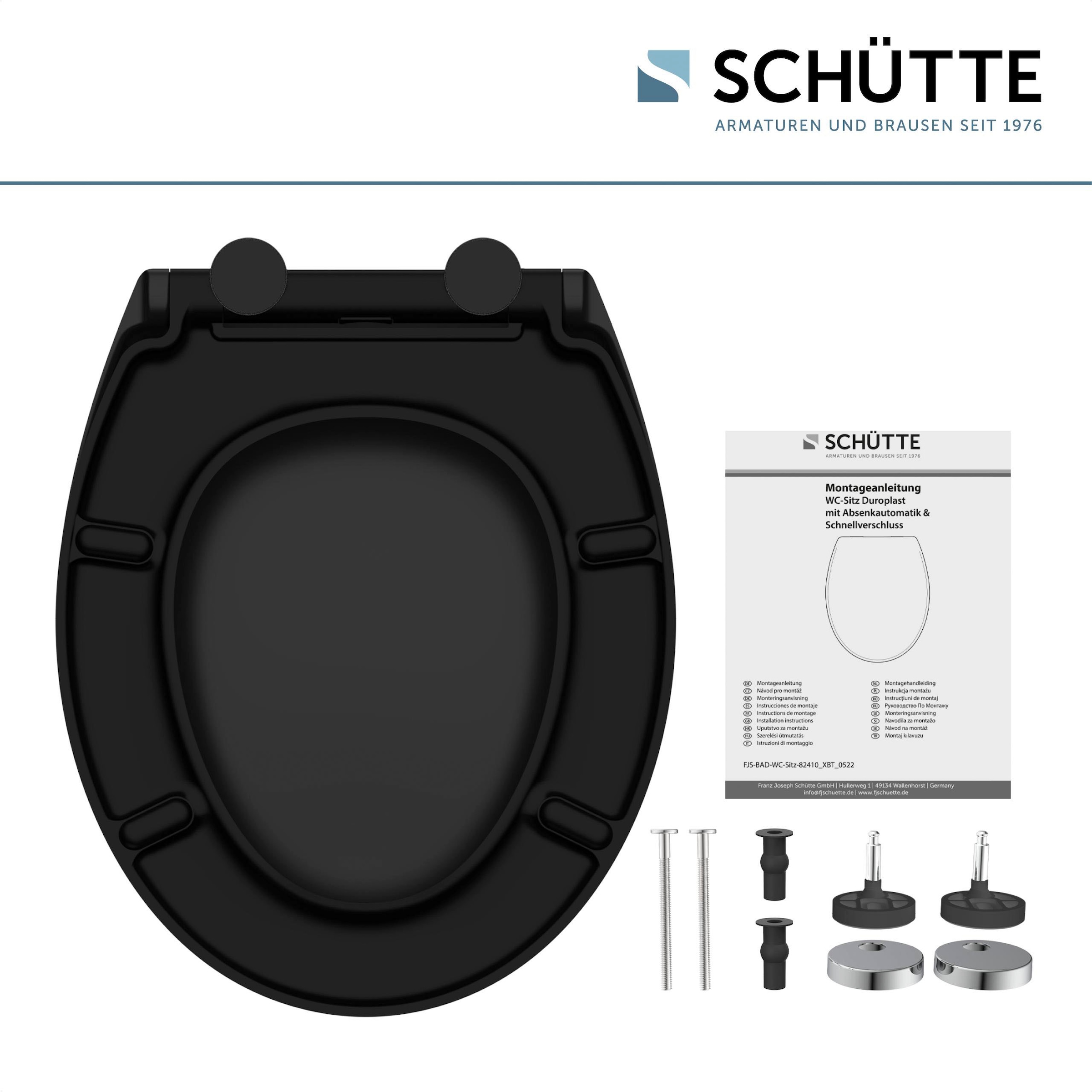 Schütte WC-Sitz, Absenkautomatik, Schnellverschluss