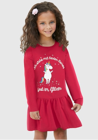 KIDSWORLD Jerseykleid »Einhorn«, mit Sprüchedruck kaufen