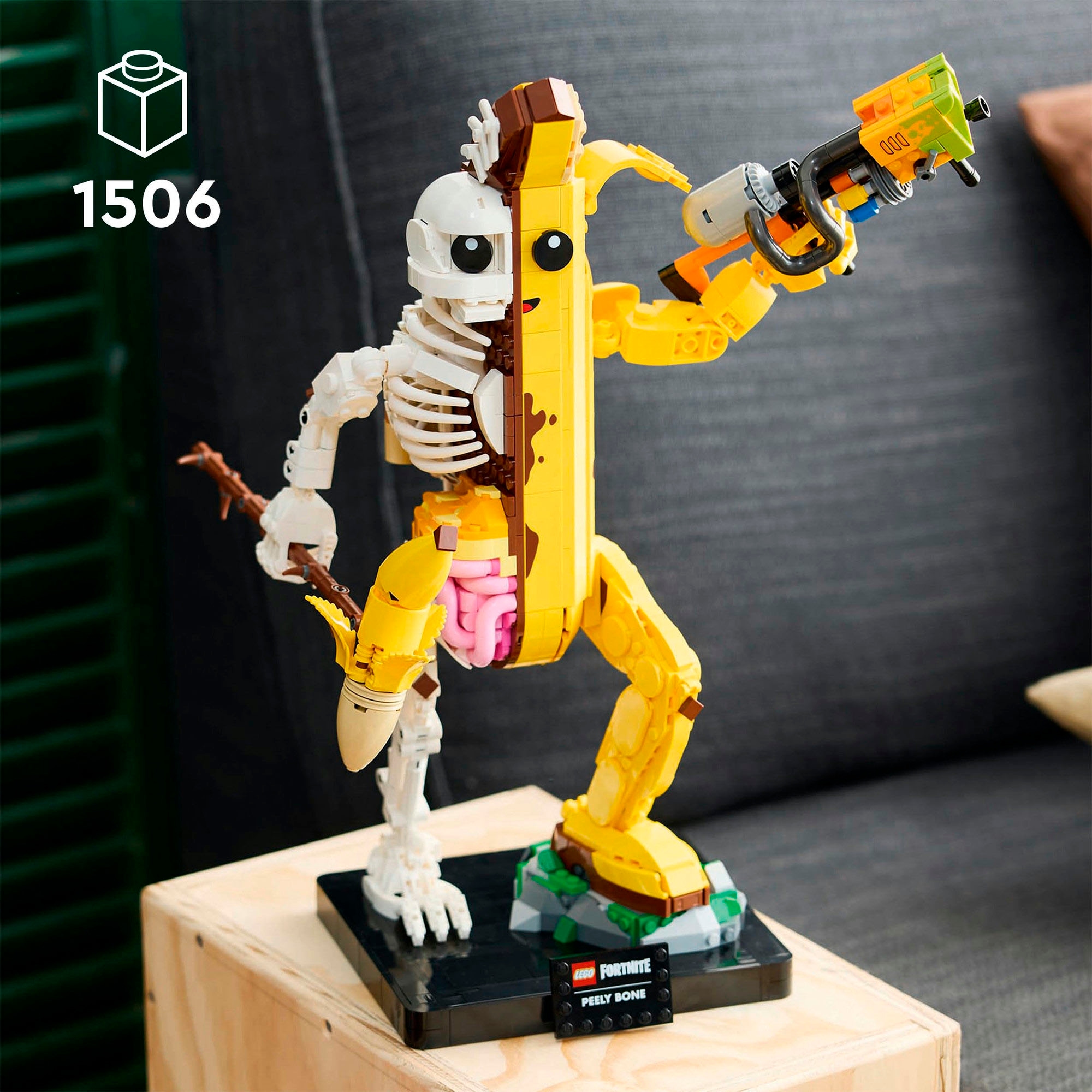 LEGO® Konstruktionsspielsteine »Knochen-Schali (77072), LEGO Fortnite«, (1414 St.), Made in Europe