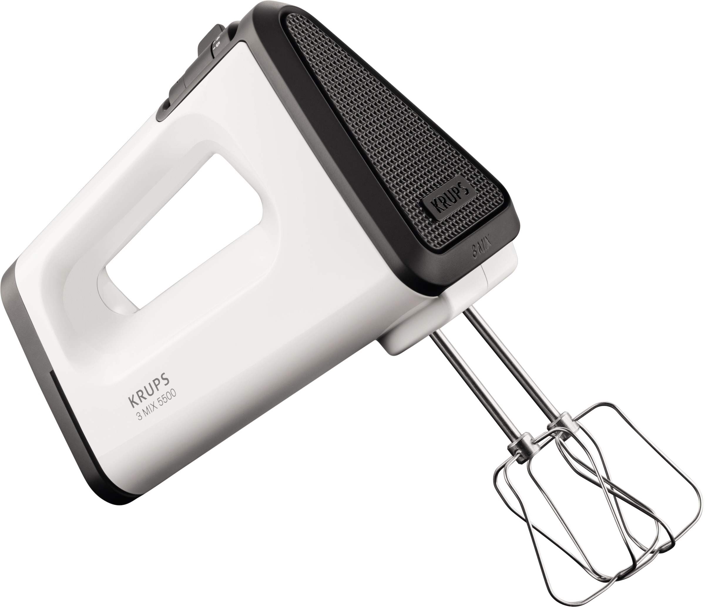 Krups Handmixer »GN5021 3 Mix«, 500 W, 5 Geschwindigkeiten, inkl. Rührbesen und Knethaken aus Edelstahl