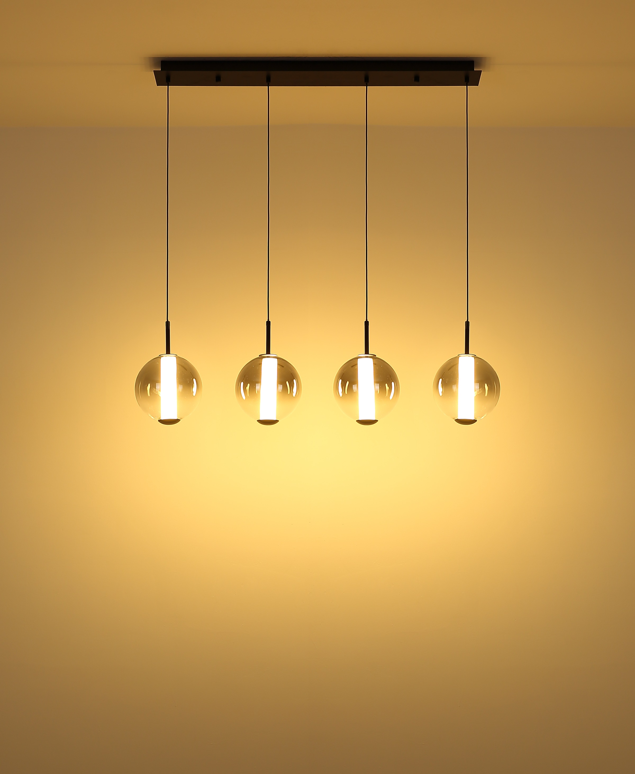 GLOBO LIGHTING Hängeleuchte »LACY« LED-Modul 1 Stk. Warmweiß Hängelampe Esszimmer-Leuchte Esstischleuchte Wohnzimmer