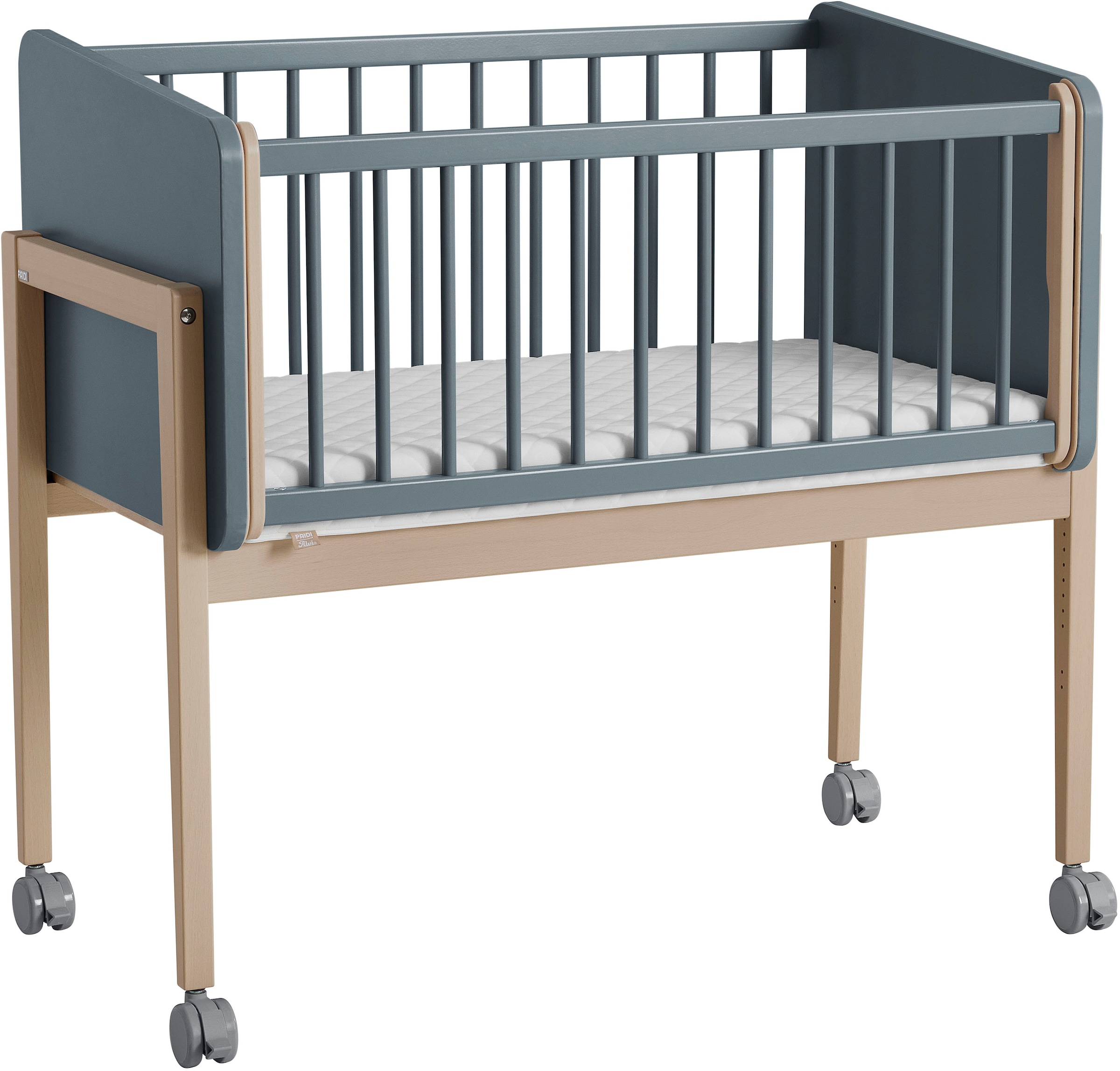 PAIDI Beistellbett »LITTLE CLOUD«, mit Lattenrost, variabel höhenverstellbar, umbaubar zum Tiny Sofa