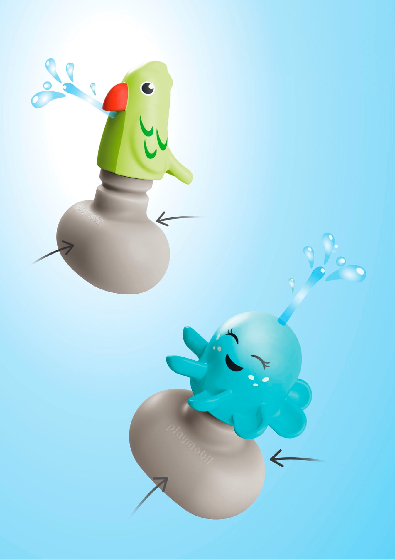 Playmobil® Konstruktions-Spielset »Peter Pans Piratenschiff mit Wasserspritzspaß (71769), JUNIOR & Disney«, (12 St.), Made in Europe