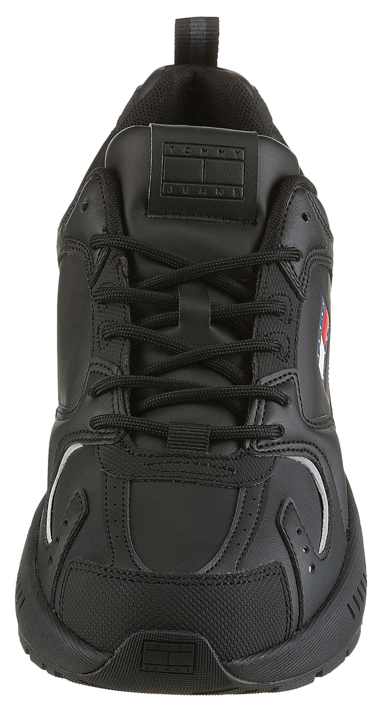 Tommy Jeans Sneaker »TJM RUNNER LEATHER«  , Freizeitschuh, Halbschuh, Schnürschuh mit reflektierenden Details