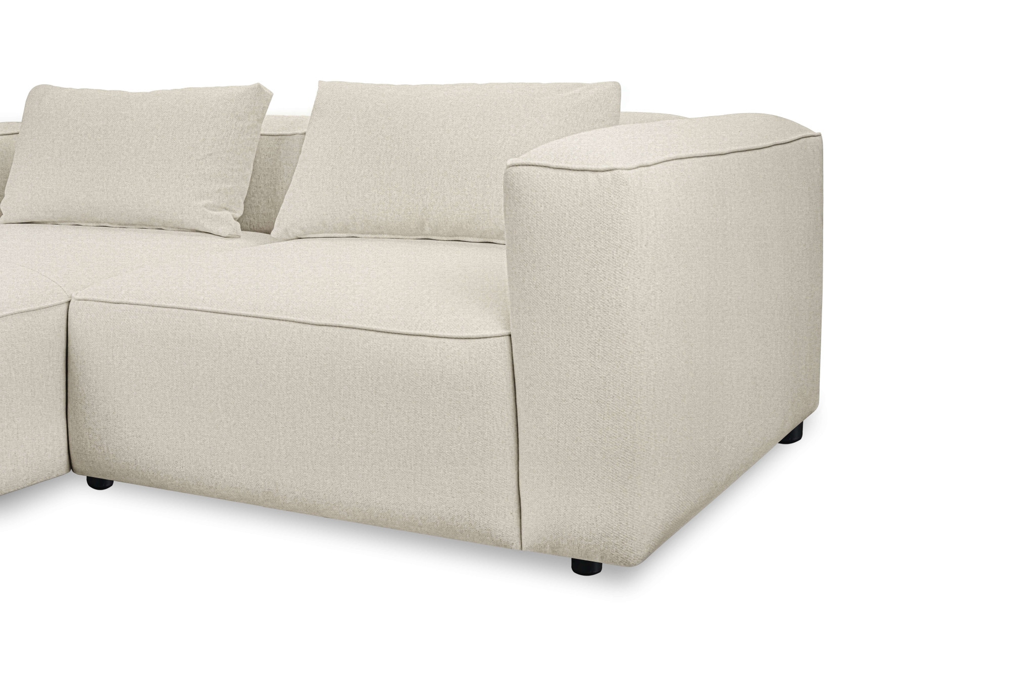 andas Ecksofa »Tvinnet«, Breite 228 cm, extra tiefe Sitzfläche, kubisches Sitzvergnügen