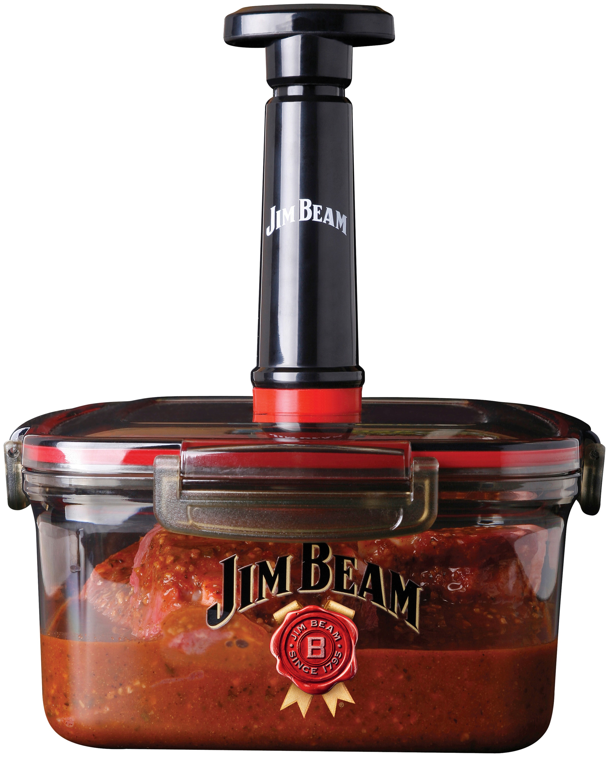 Jim Beam BBQ Vakuumbehälter, (2 tlg.), zum Marinieren
