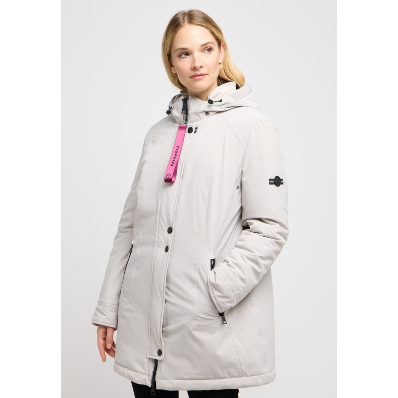 BARBARA LEBEK Funktionsjacke mit Kapuze mit Kapuze stone 38 38 Jacke von BARBARA LEBEK