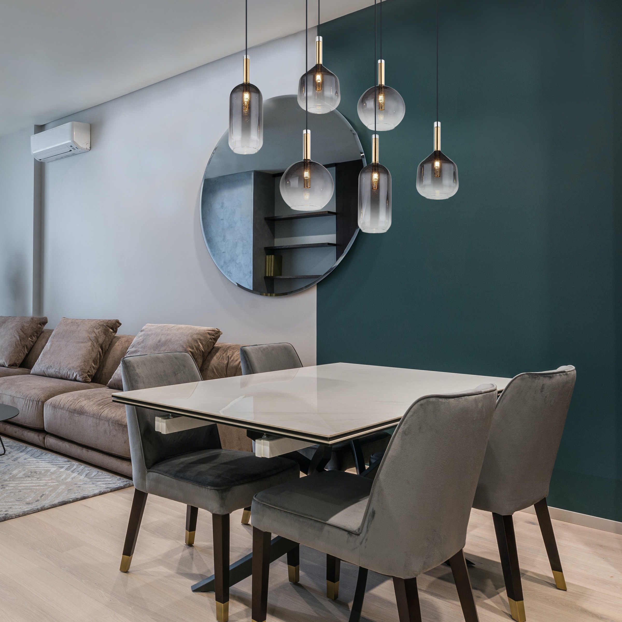 GLOBO LIGHTING Hängeleuchte »ELISABETH« G9 1 Stk. Hängelampe Esszimmer-Leuc günstig online kaufen