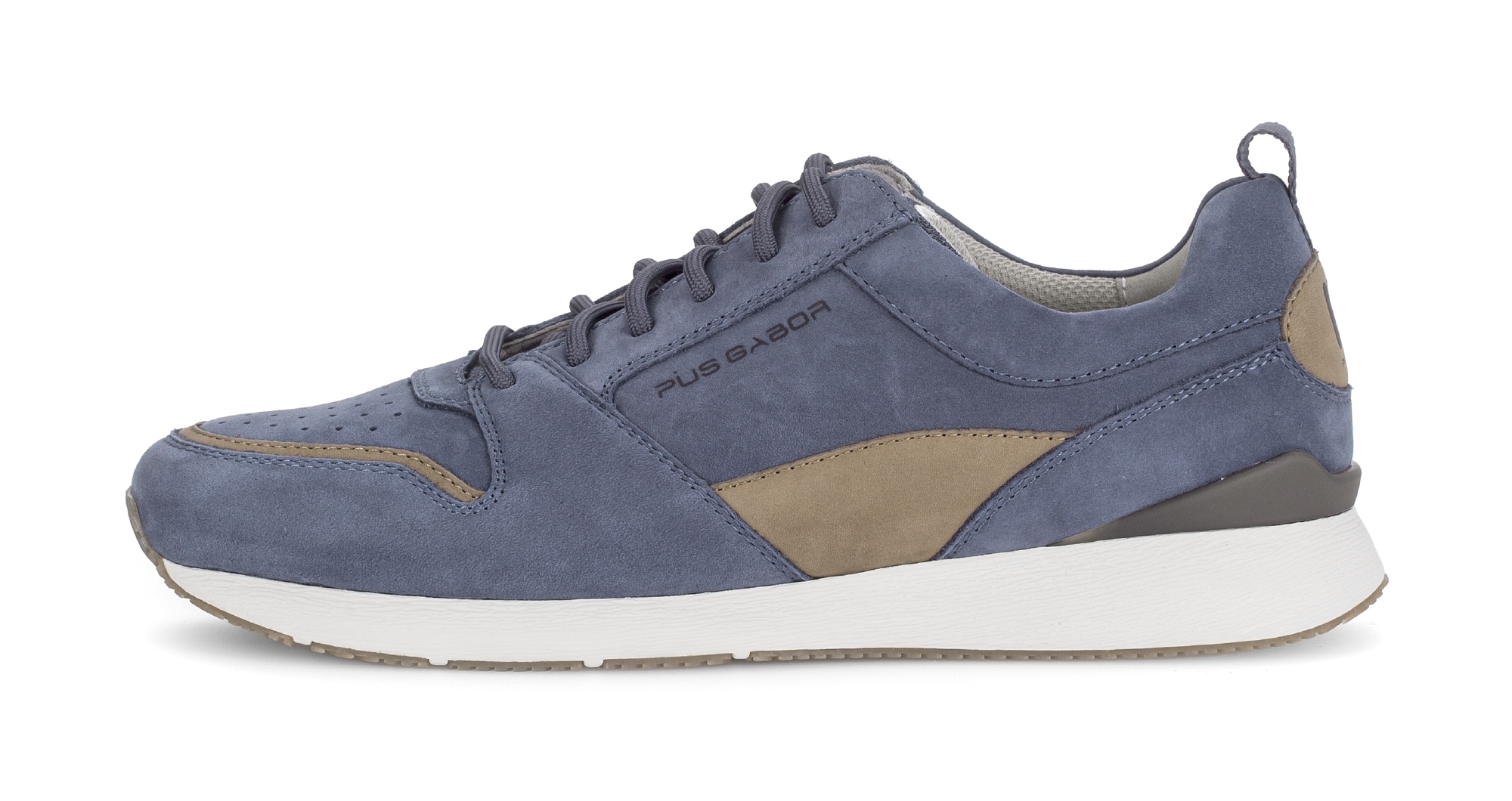 Pius Gabor Sneaker  Freizeitschuh, Halbschuh, Schnürschuh mit Lochmuster, G-Weite
