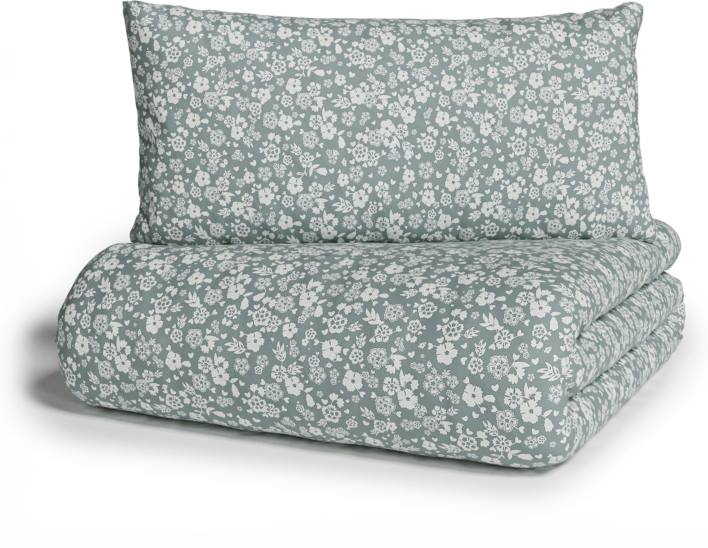 my home Bettwäsche »Mariby« 2 Stk. tlg. mit feinem Blümchen Design, skandin günstig online kaufen