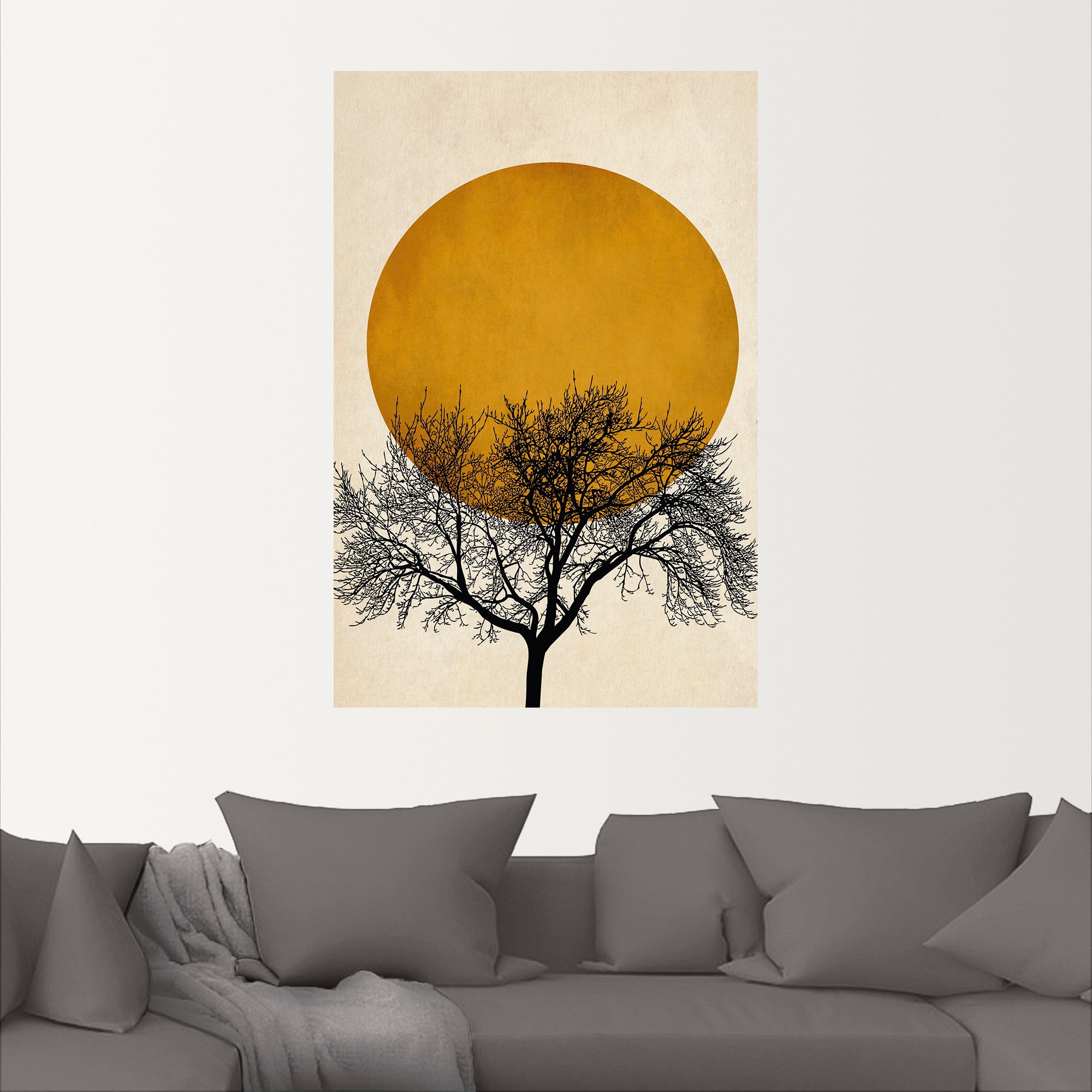Artland Wandbild »Wintermorgen«, Baumbilder, (1 St.), als Leinwandbild, Poster, Wandaufkleber in verschied. Größen