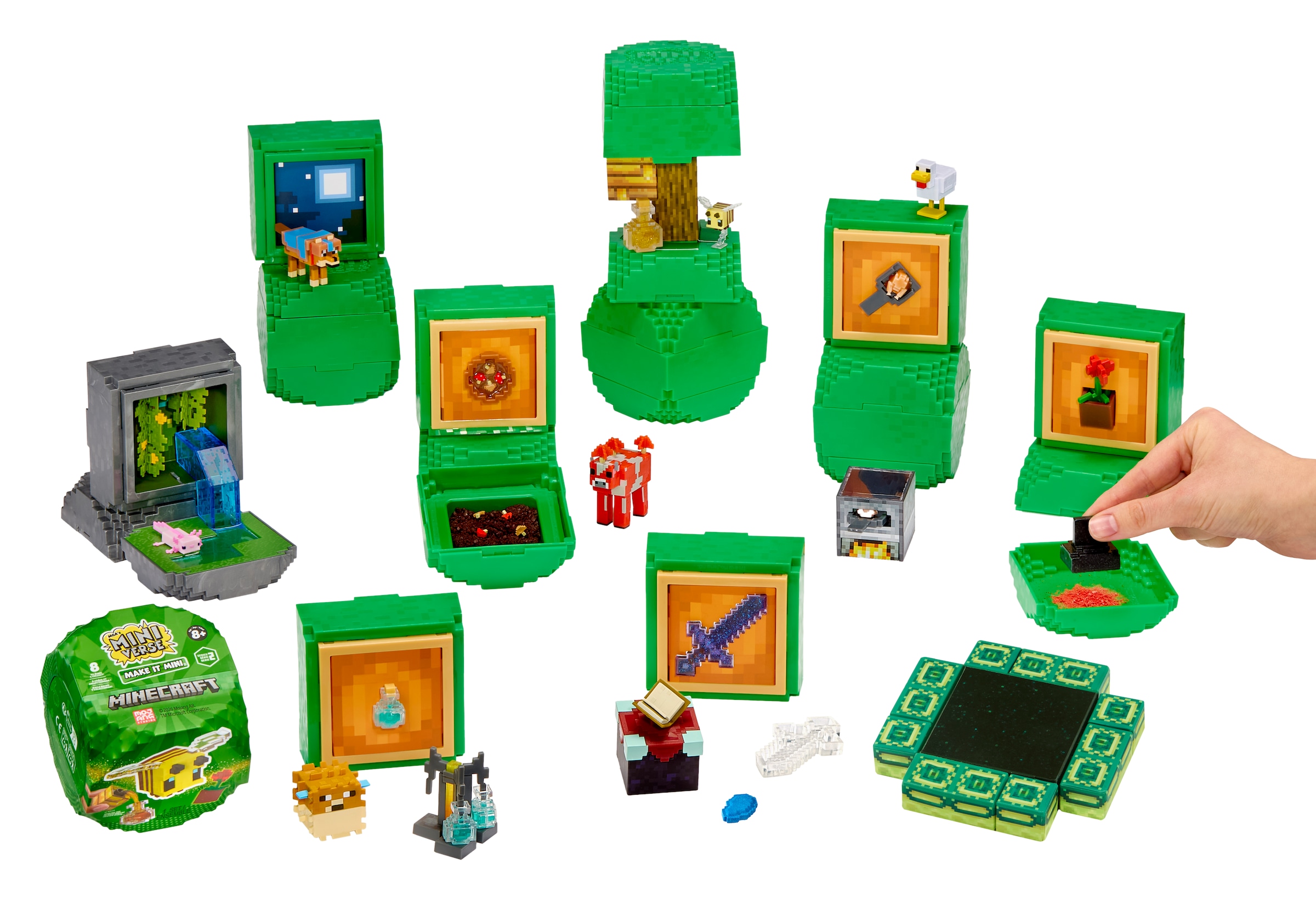 MGA ENTERTAINMENT Kreativset »MGA's Miniverse - Make It Mini Minecraft Series 2« Variante nicht wählbar