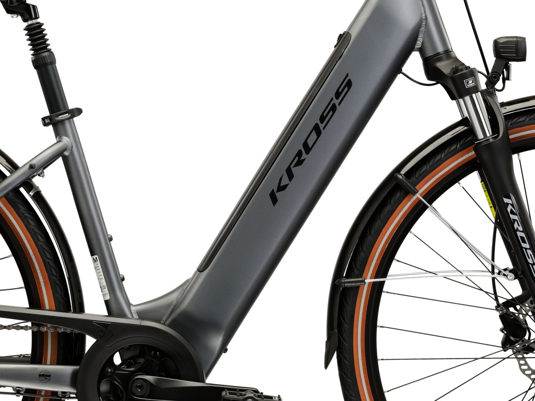 Kross E-Bike »E-Trekkingbike Damen Trans Hybrid 1.0 28" grau 8 Gänge«, 8 Gang, Shimano, ACERA M3020, Heckmotor 250 W