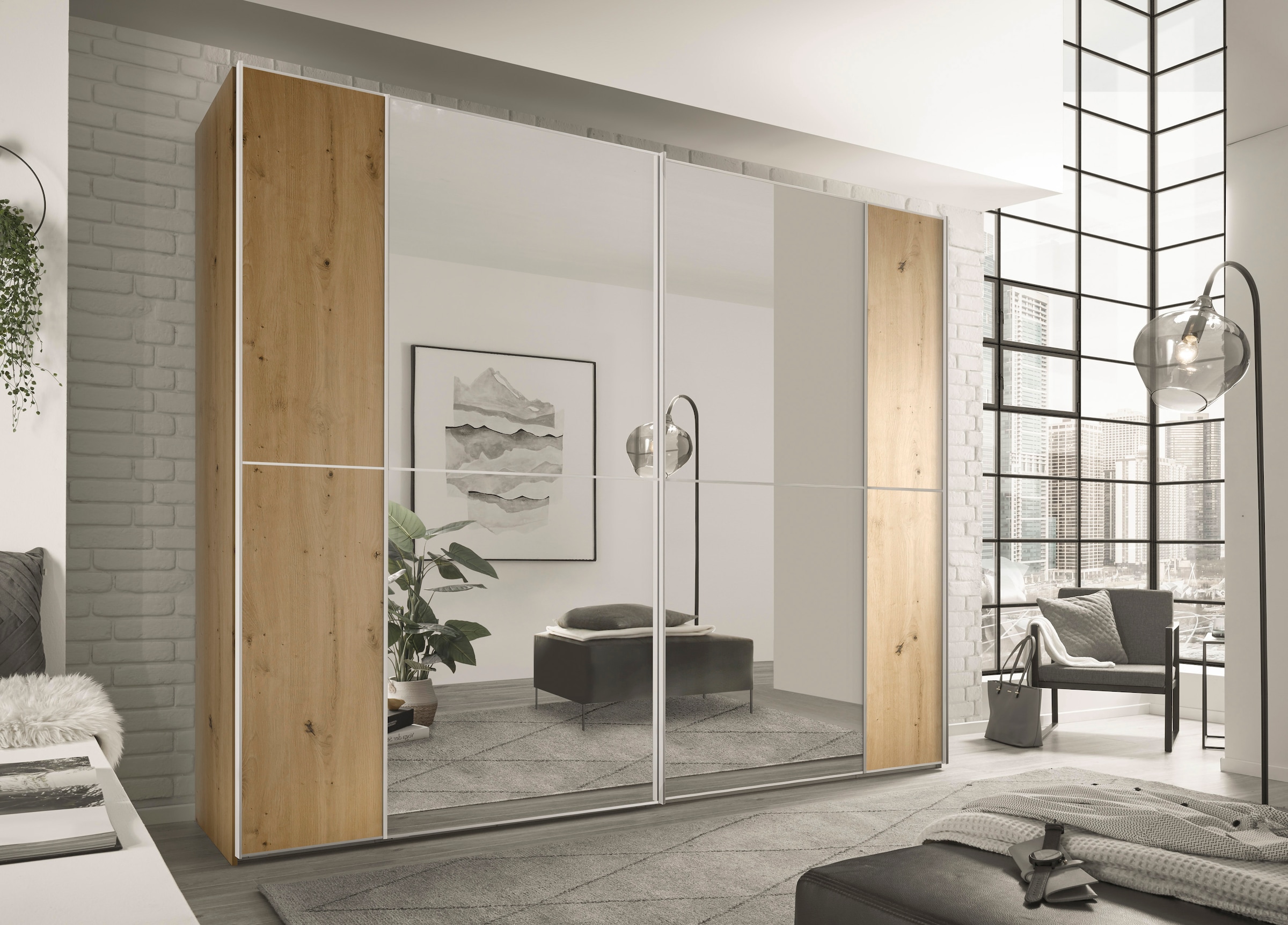 STAUD Schwebetürenschrank »Sonett 220, Made in Germany« mit vier verschiedenen Ausstattungsvarianten