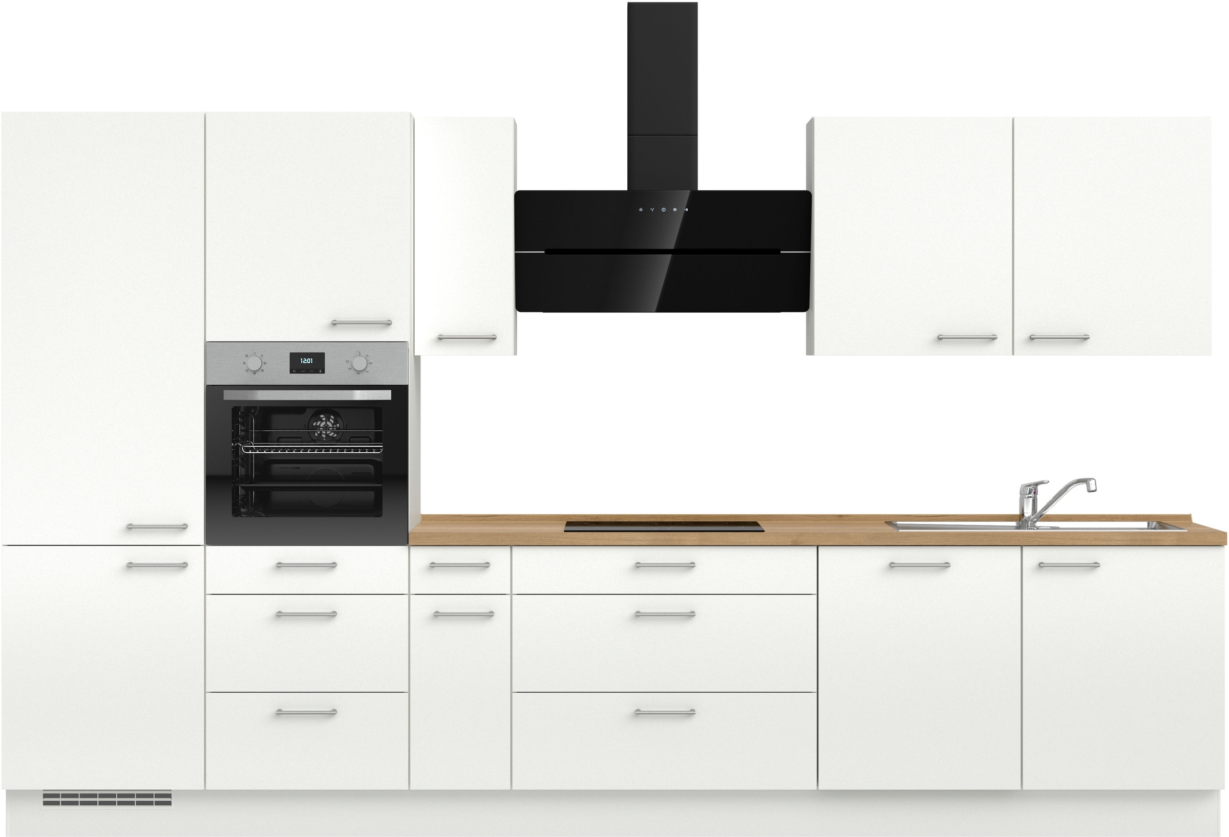 nobilia® Küchenzeile »"Laser II", Ausrichtung wählbar, Breite 360 cm« vormo günstig online kaufen