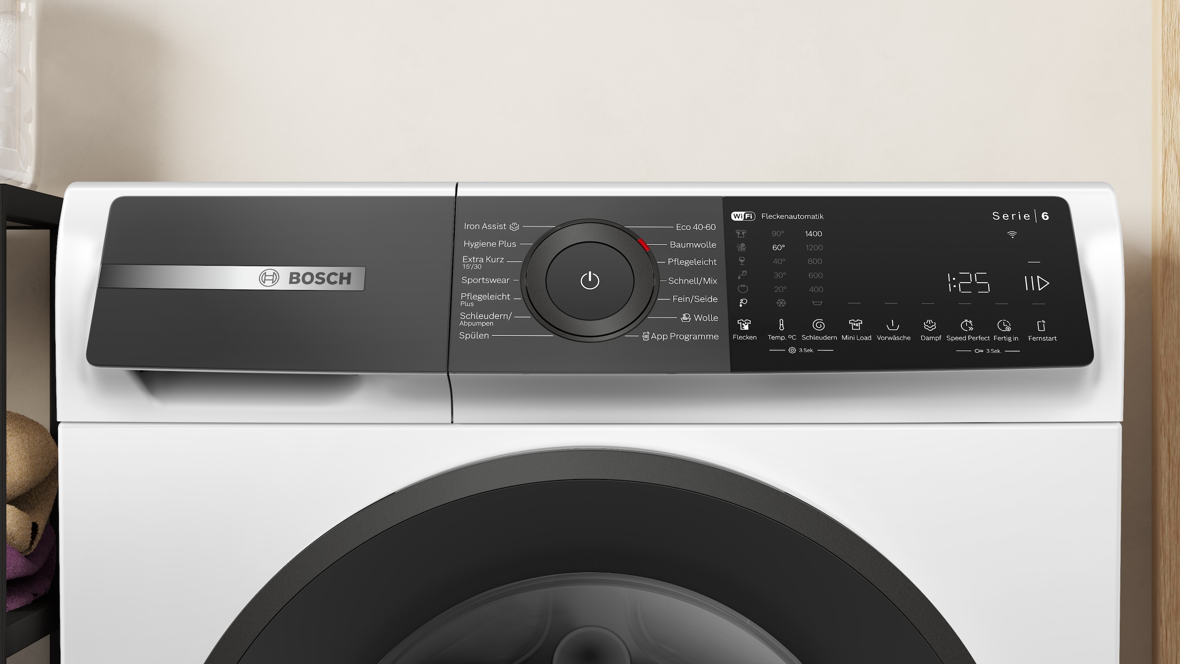 BOSCH Waschmaschine Serie 6 »WGH244M40« 9 kg 1300 U/min