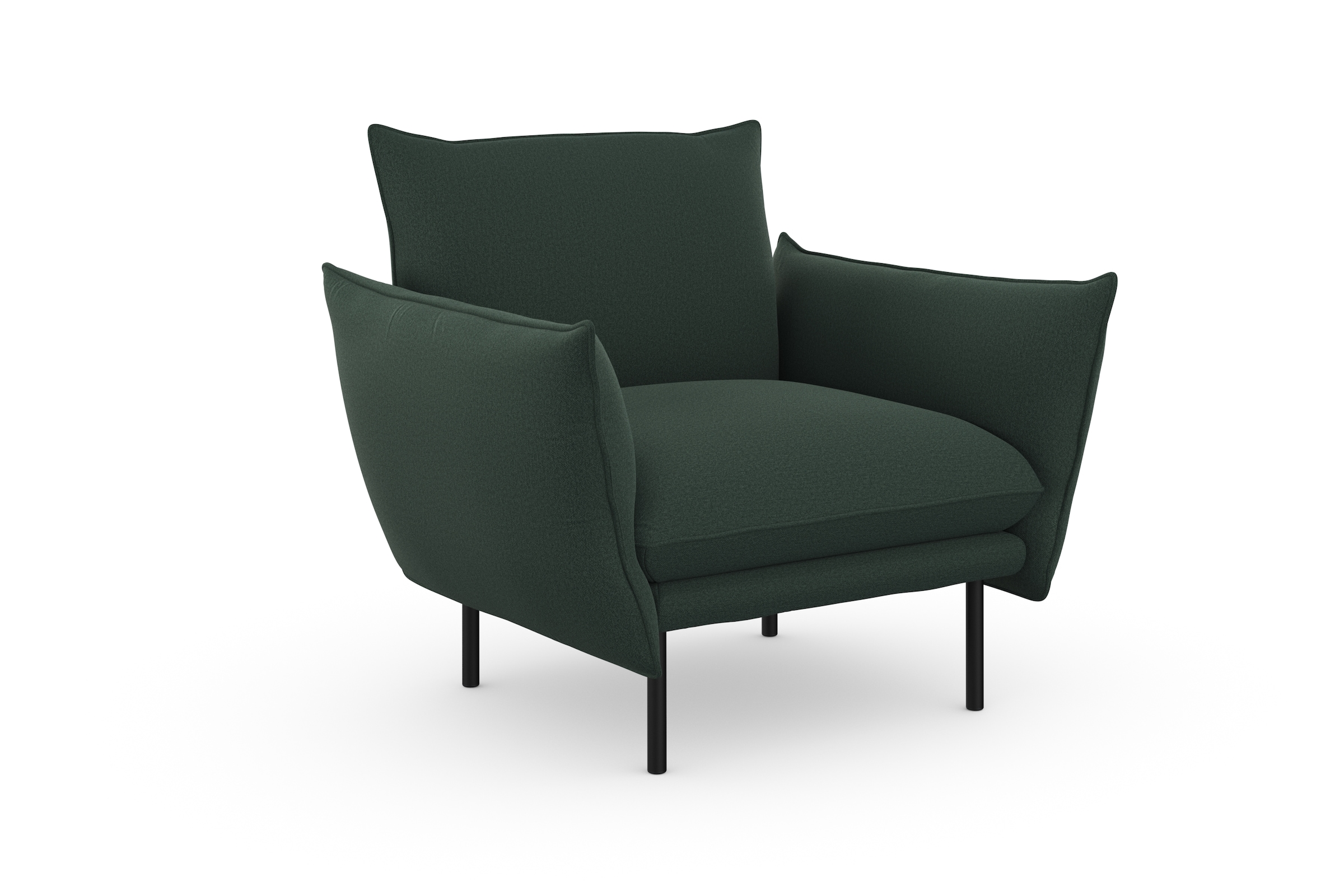 andas Sessel »Stine Cocktailsessel«, Besonderes Design durch Kissenoptik und Keder, by Morten Georgsen