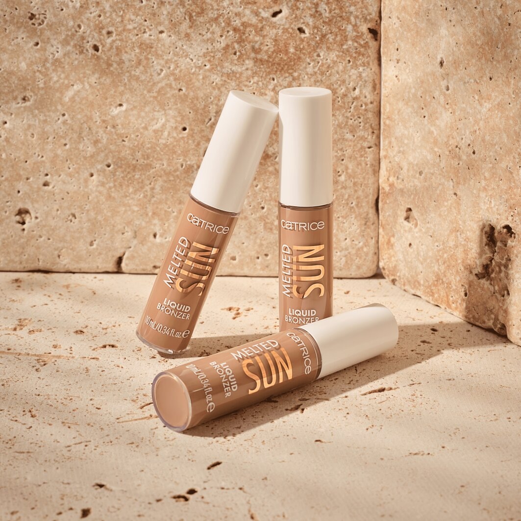 Catrice Bronzer-Puder »Melted Sun Liquid Bronzer«, (Set, 3 tlg.)