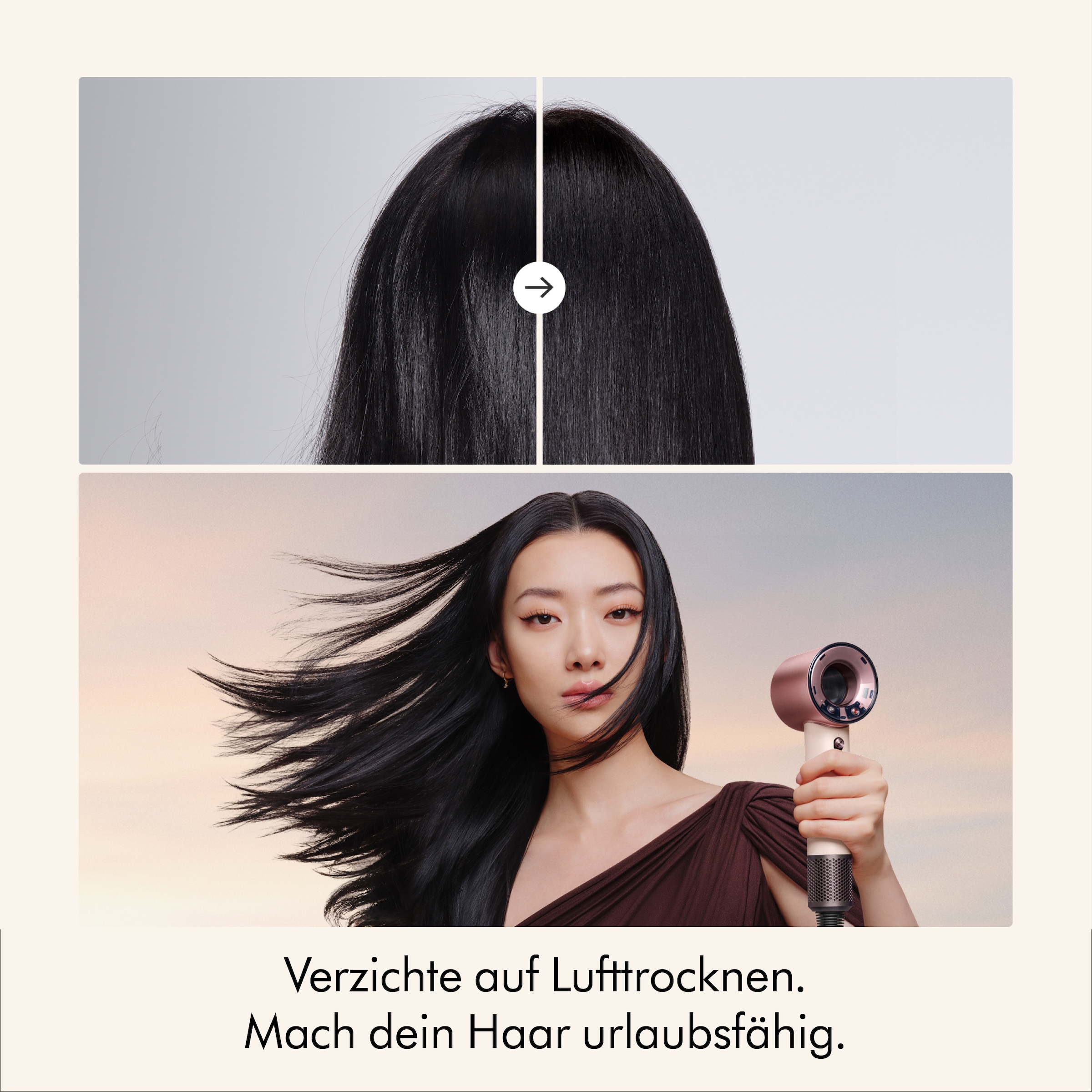 DYSON Haartrockner »Supersonic Travel« 1.200 W 1 Aufsätze perfekt für unterwegs, intelligente Temperaturregulierung