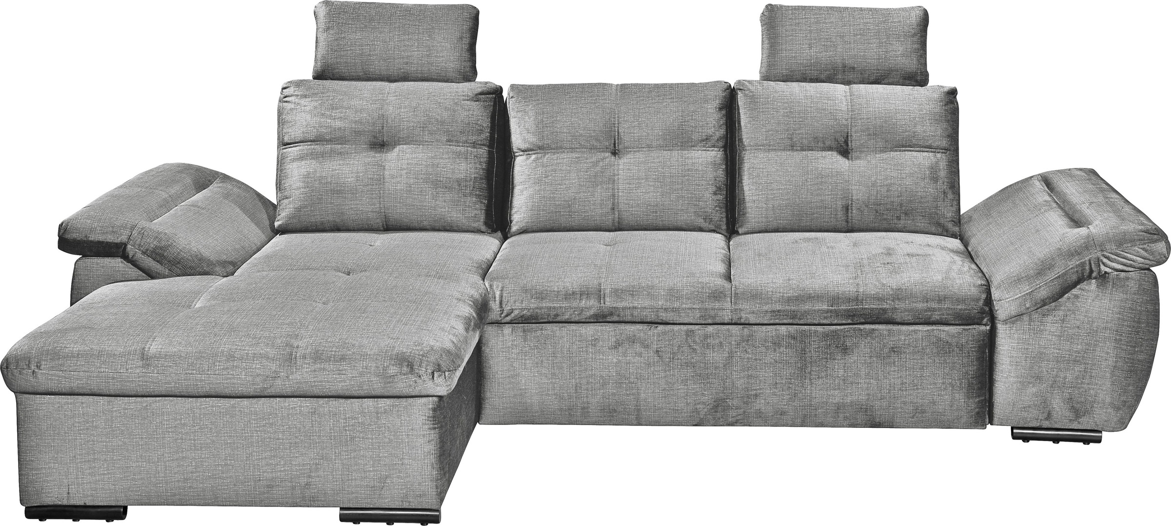 ED EXCITING DESIGN Ecksofa »Alija L-Form«, mit Bettfunktion, Armteilverstel günstig online kaufen