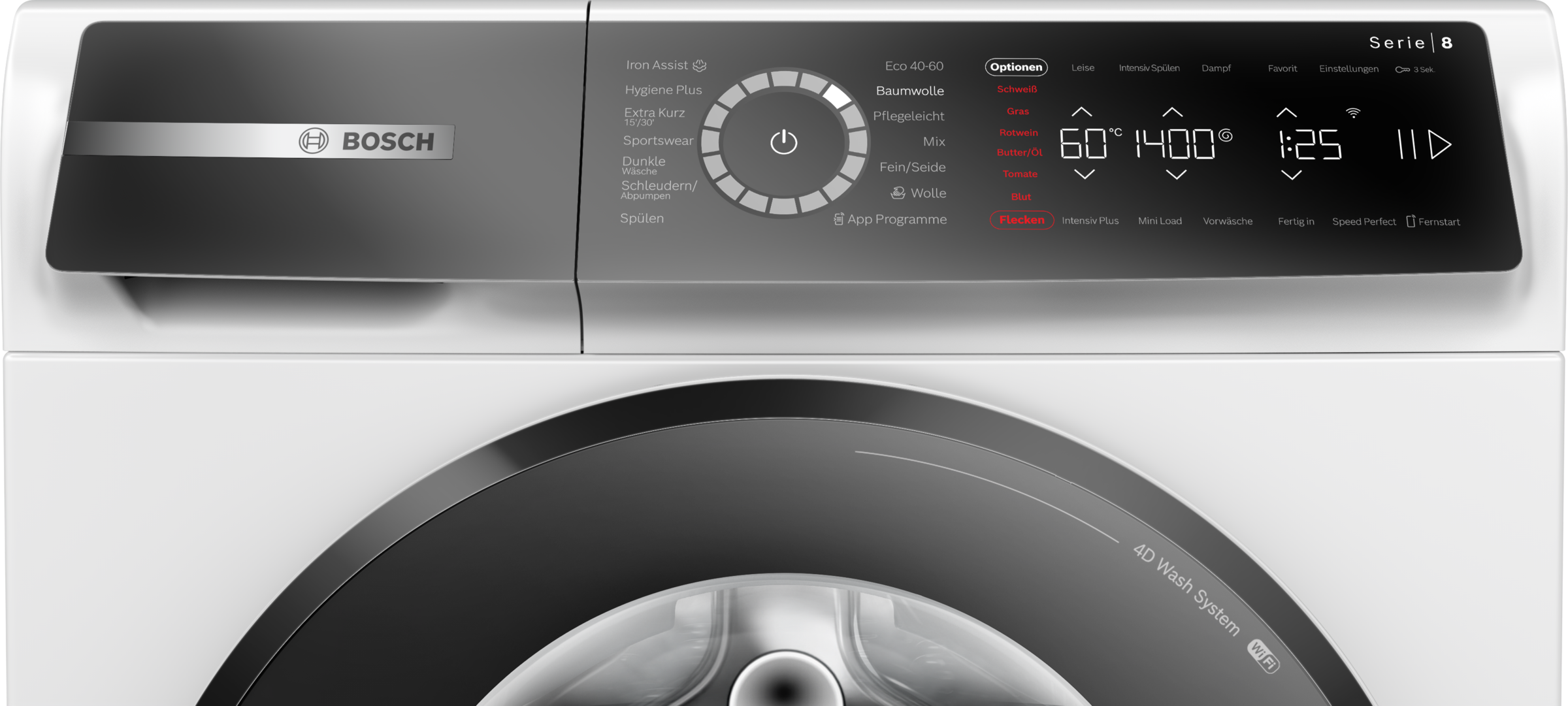 BOSCH Waschmaschine Serie 8 »WGB244073« 9 kg 1400 U/min