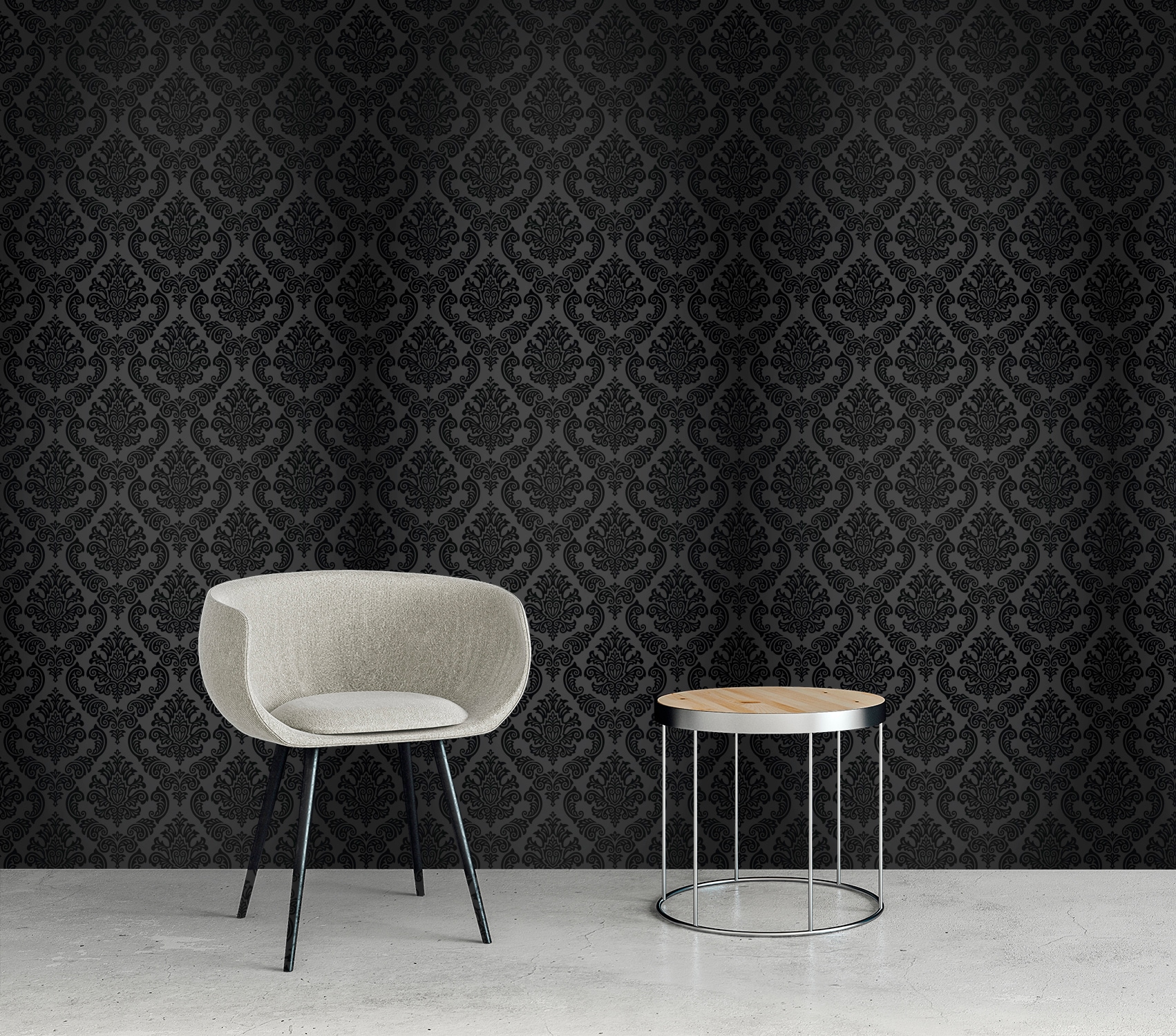 queence Vinyltapete »Osane« Barock | Kunst | bedruckt glatt 90x250cm, selbstklebend, kinderleichte Anbringung, , Sticker