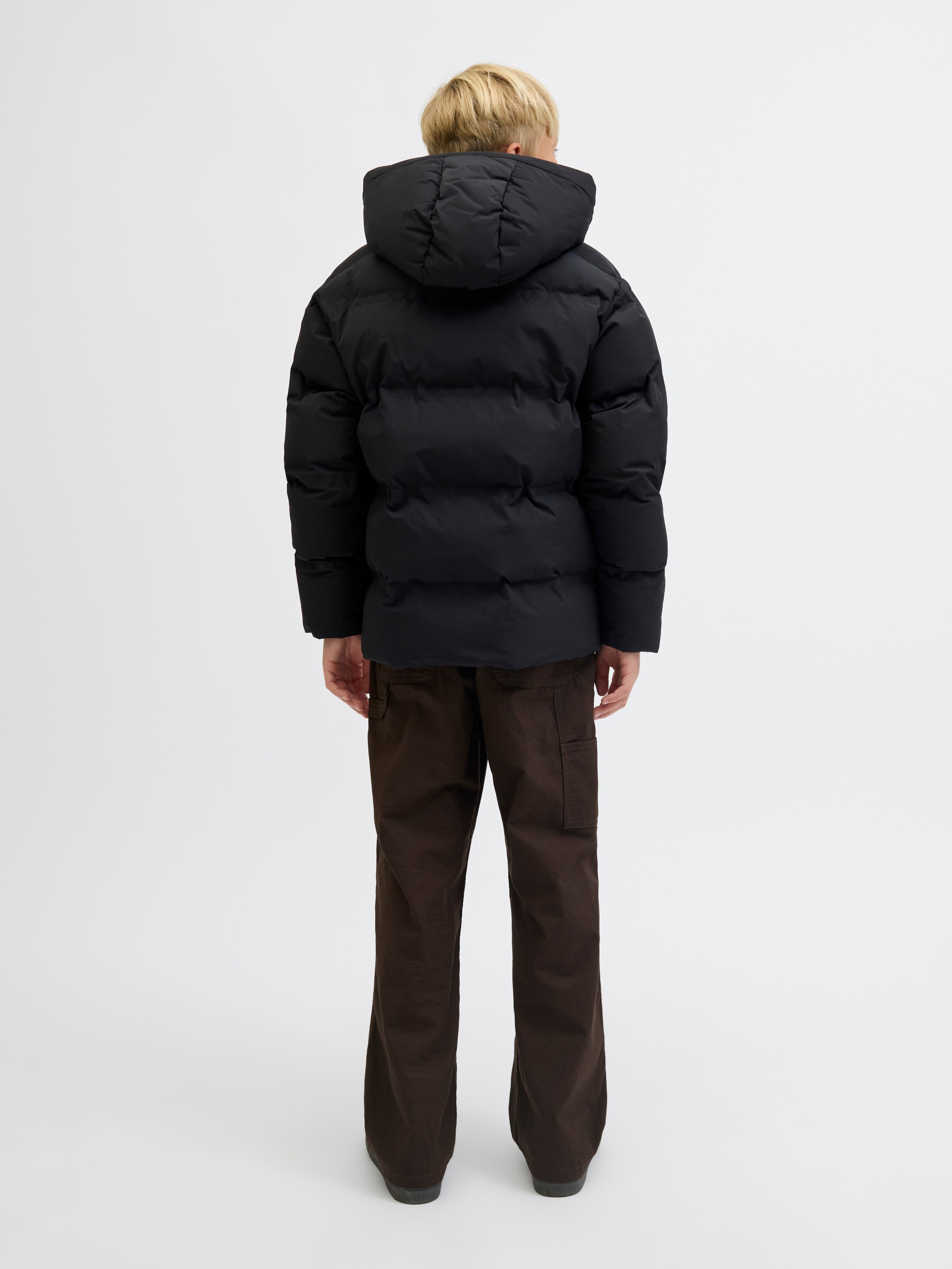 Jack & Jones Junior Steppjacke »JJESOHO PUFFER HOOD SN JNR«, mit Kapuze
