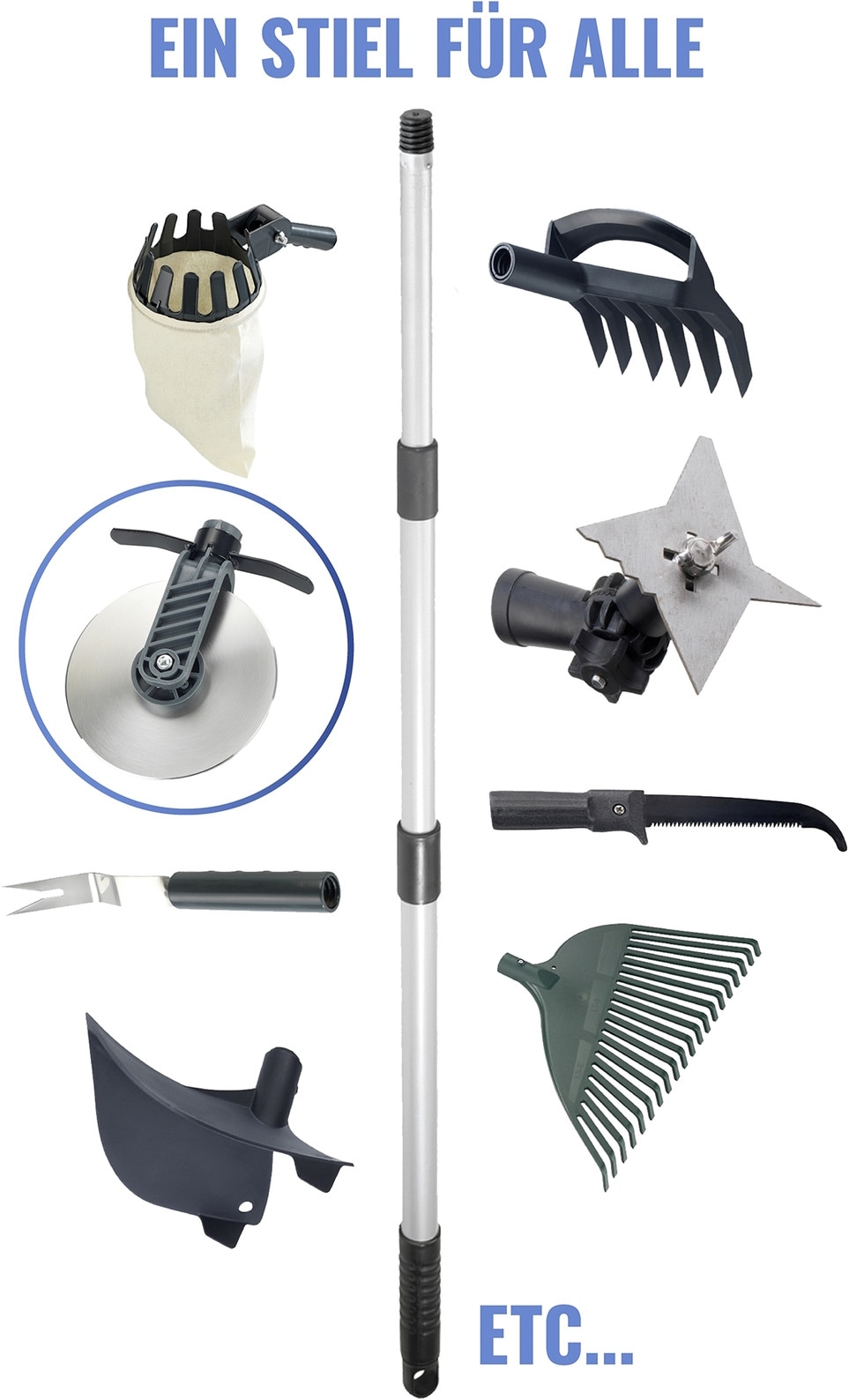 Maximex Kantenschneider »Modell Cut« Rasenkanten-Roller mit Teleskopstiel, ausziehbar von 56 bis 122 cm